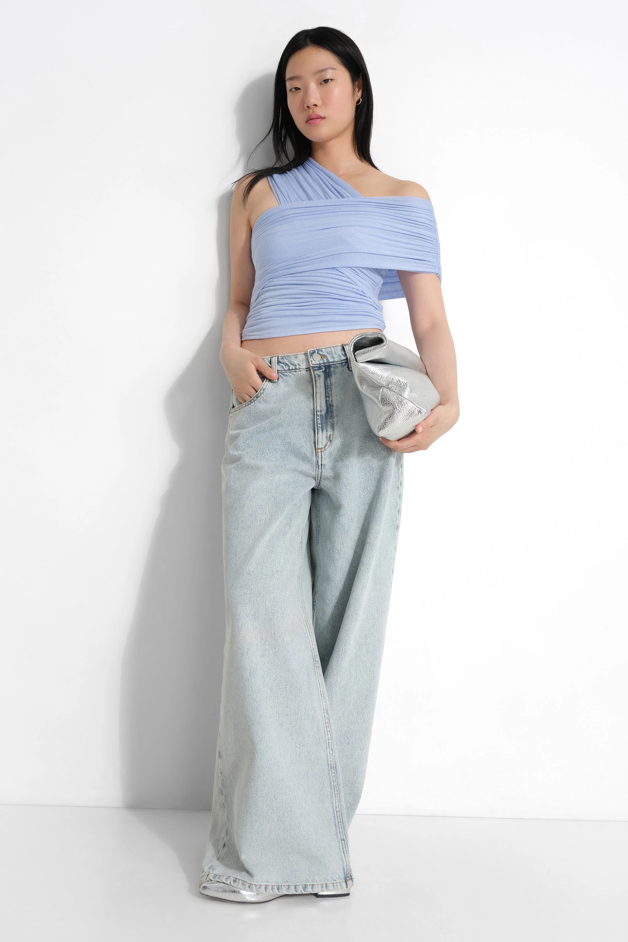 Alyssa Infinity Top | Ice Blue