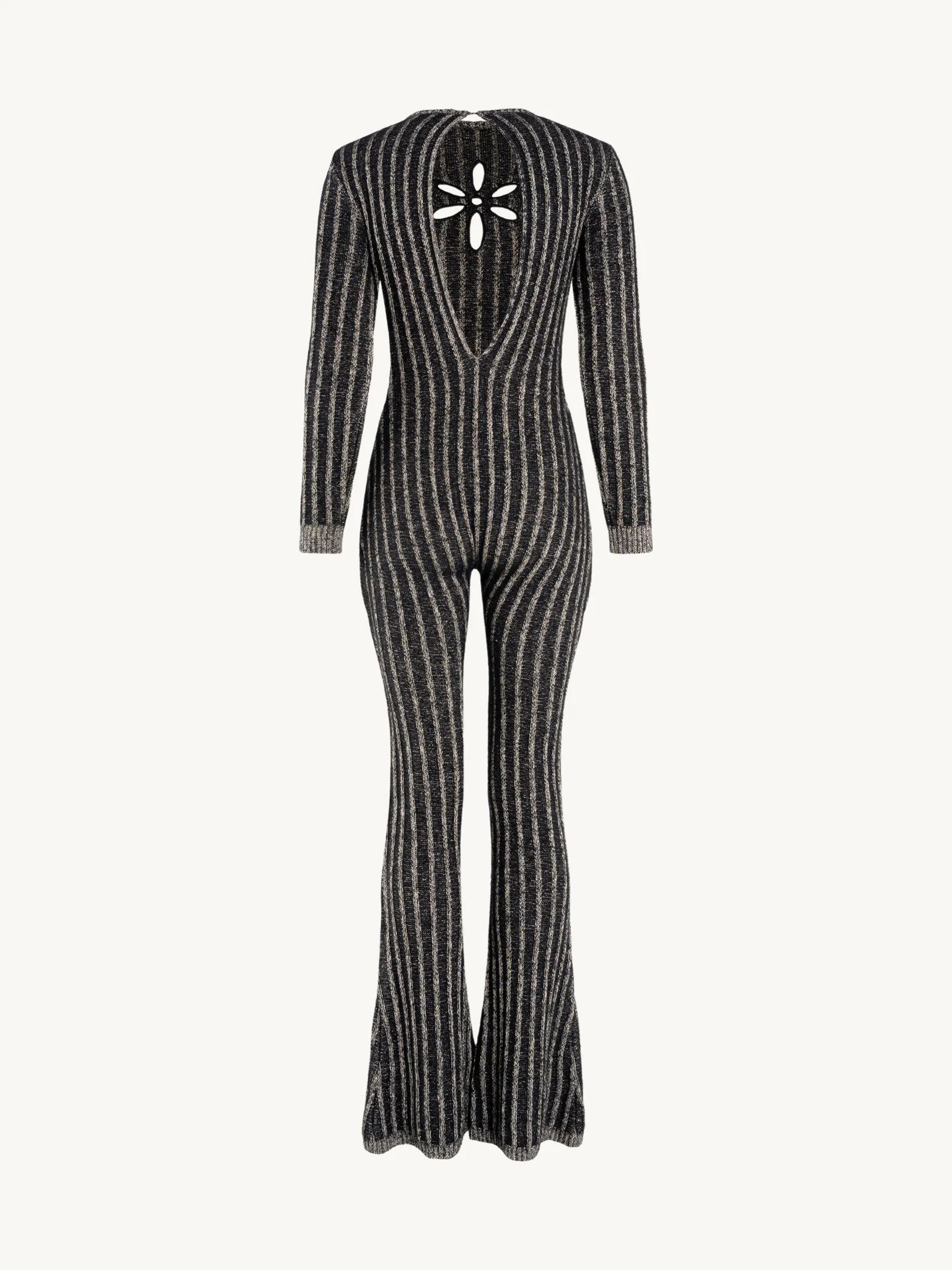 Gigi Jumpsuit | Black/Gold Shimmer - Image 3
