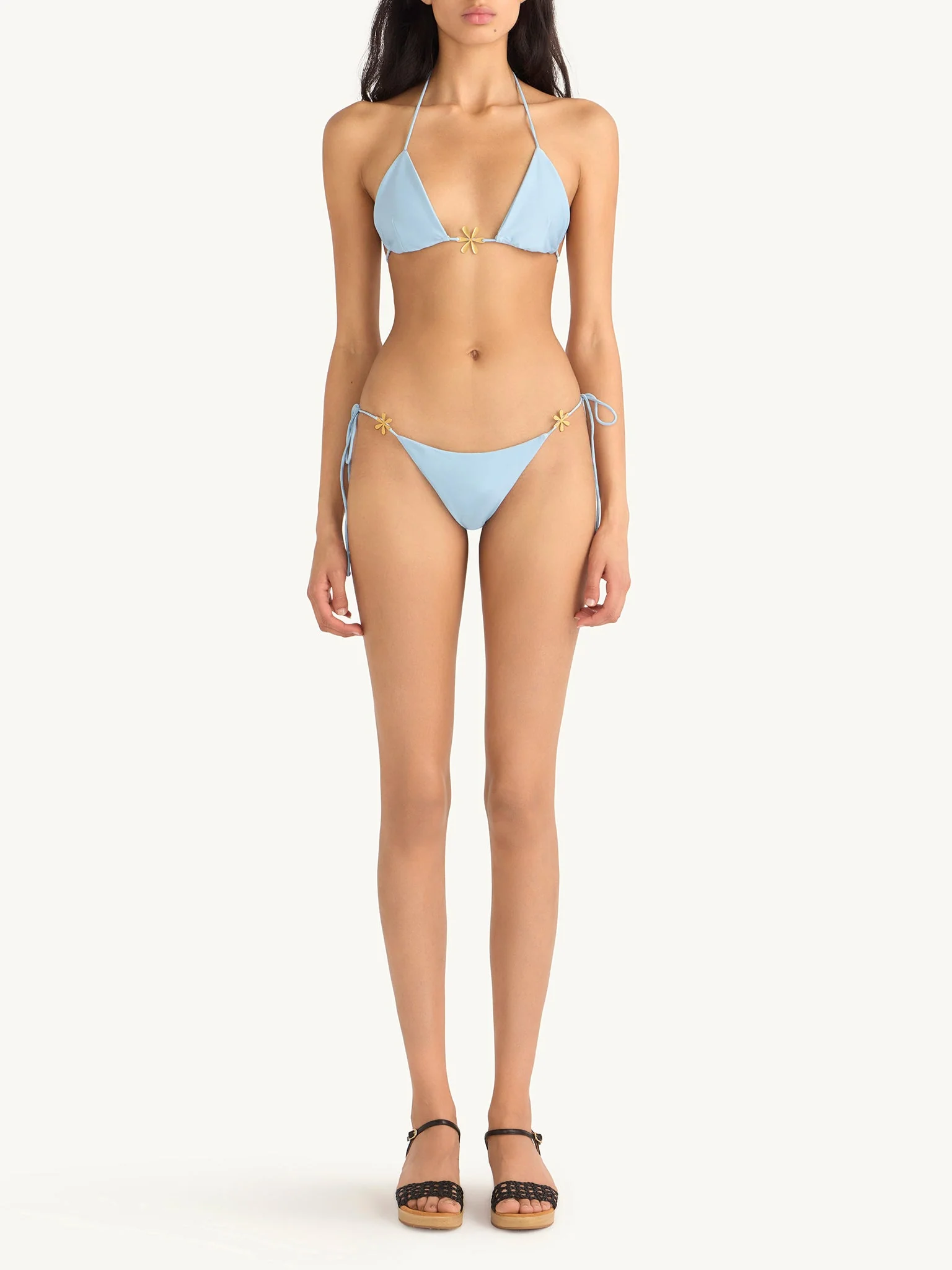 Juliana Bikini Bottom | Sky Blue Sequin - Image 3