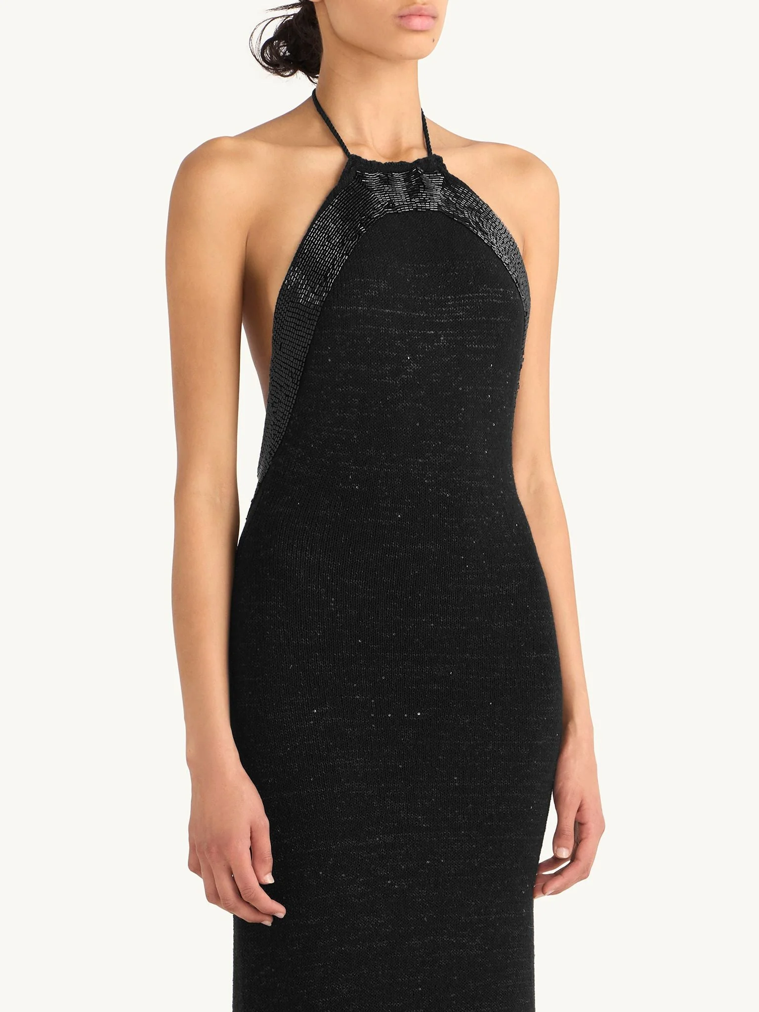 Katie Dress | Black Sequin - Image 4