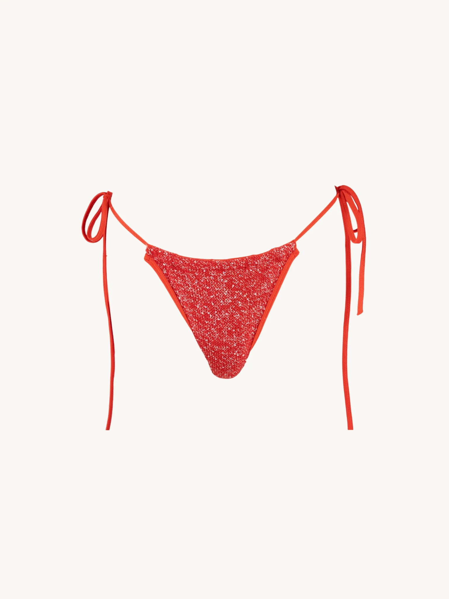 Mia Knitted Bikini Bottom | Ruby Sequin
