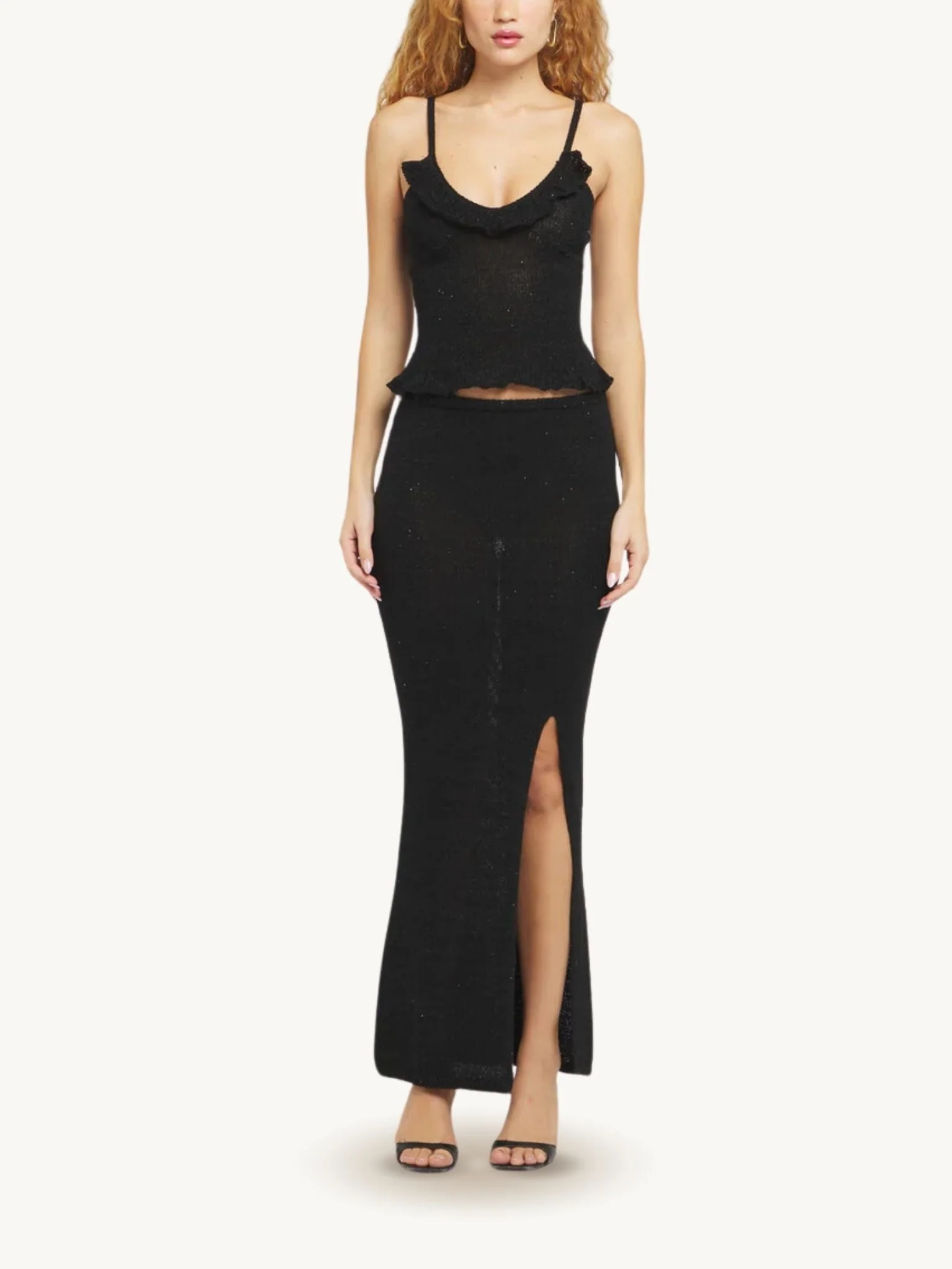 Michaela Camisole | Black Sequin - Image 4