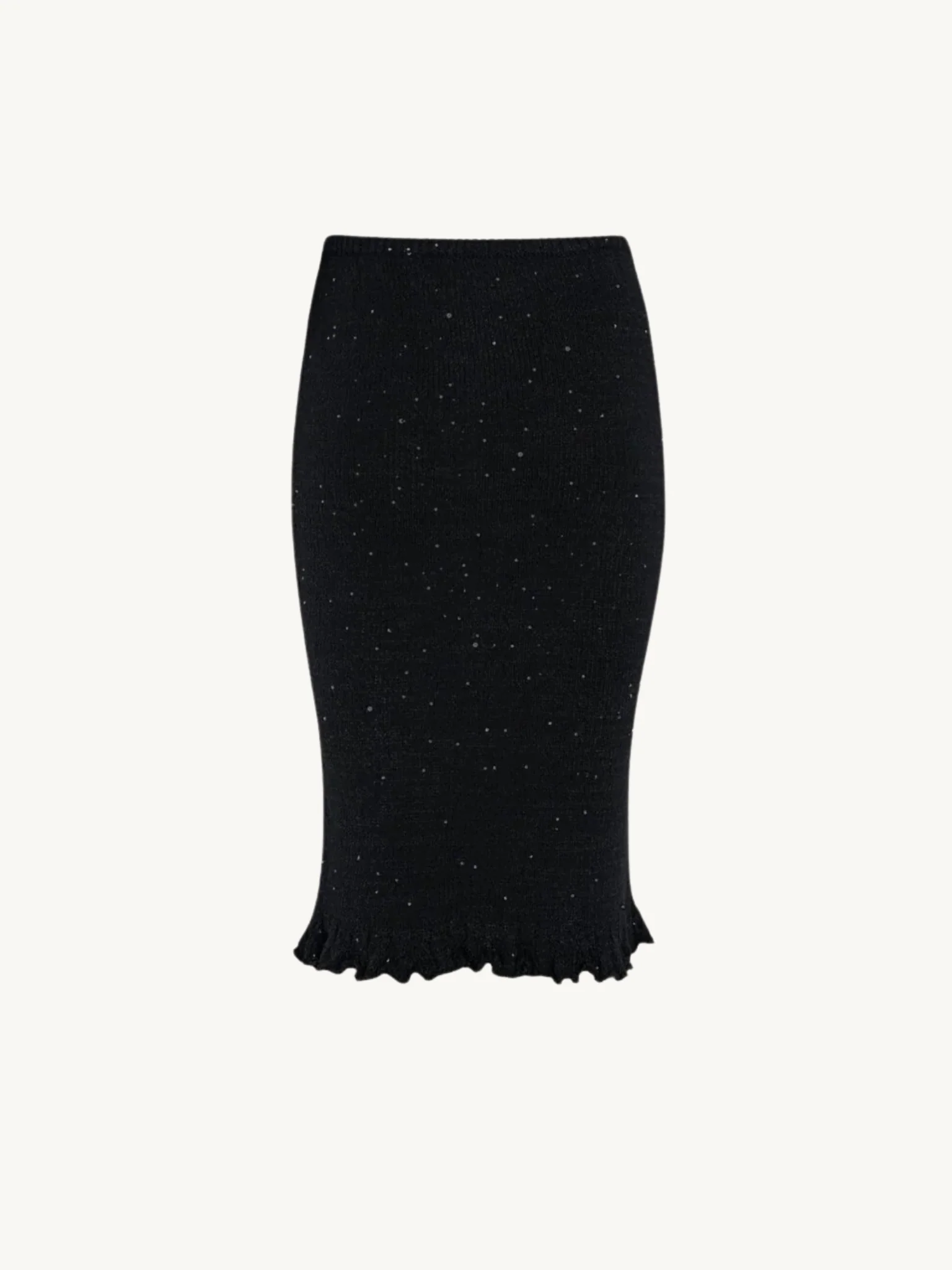 Michaela Midi Skirt | Black Sequin - Image 7
