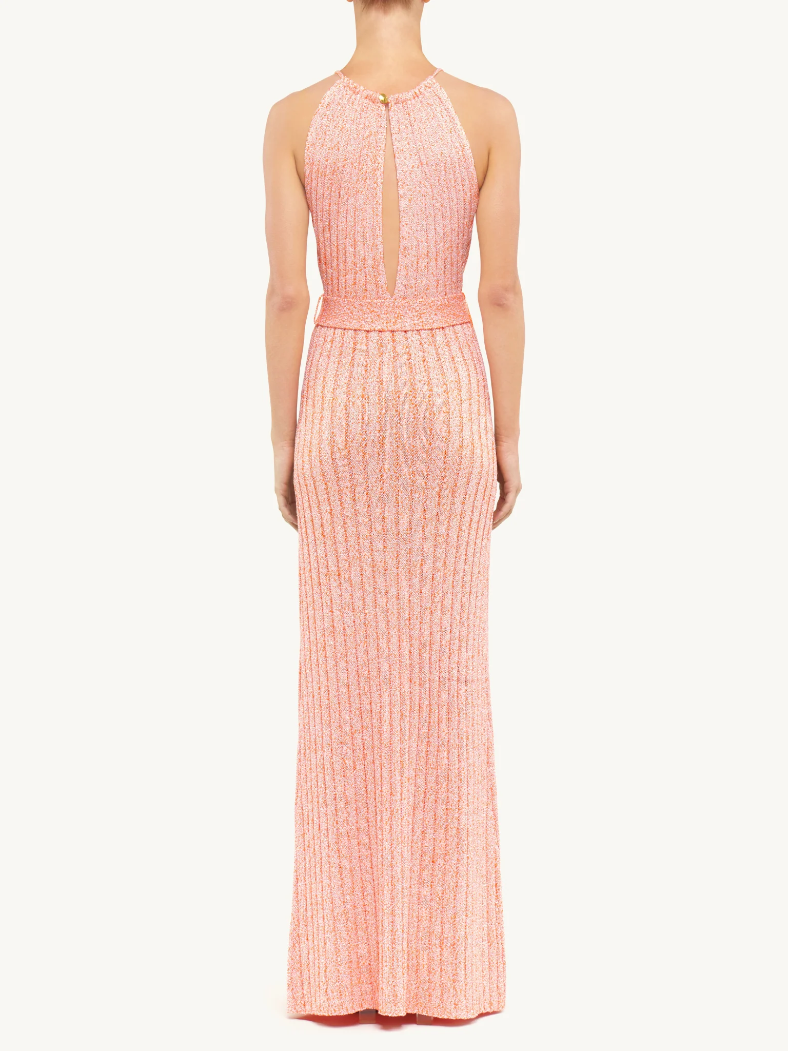 Valeria Dress | Peach Sequin - Image 5