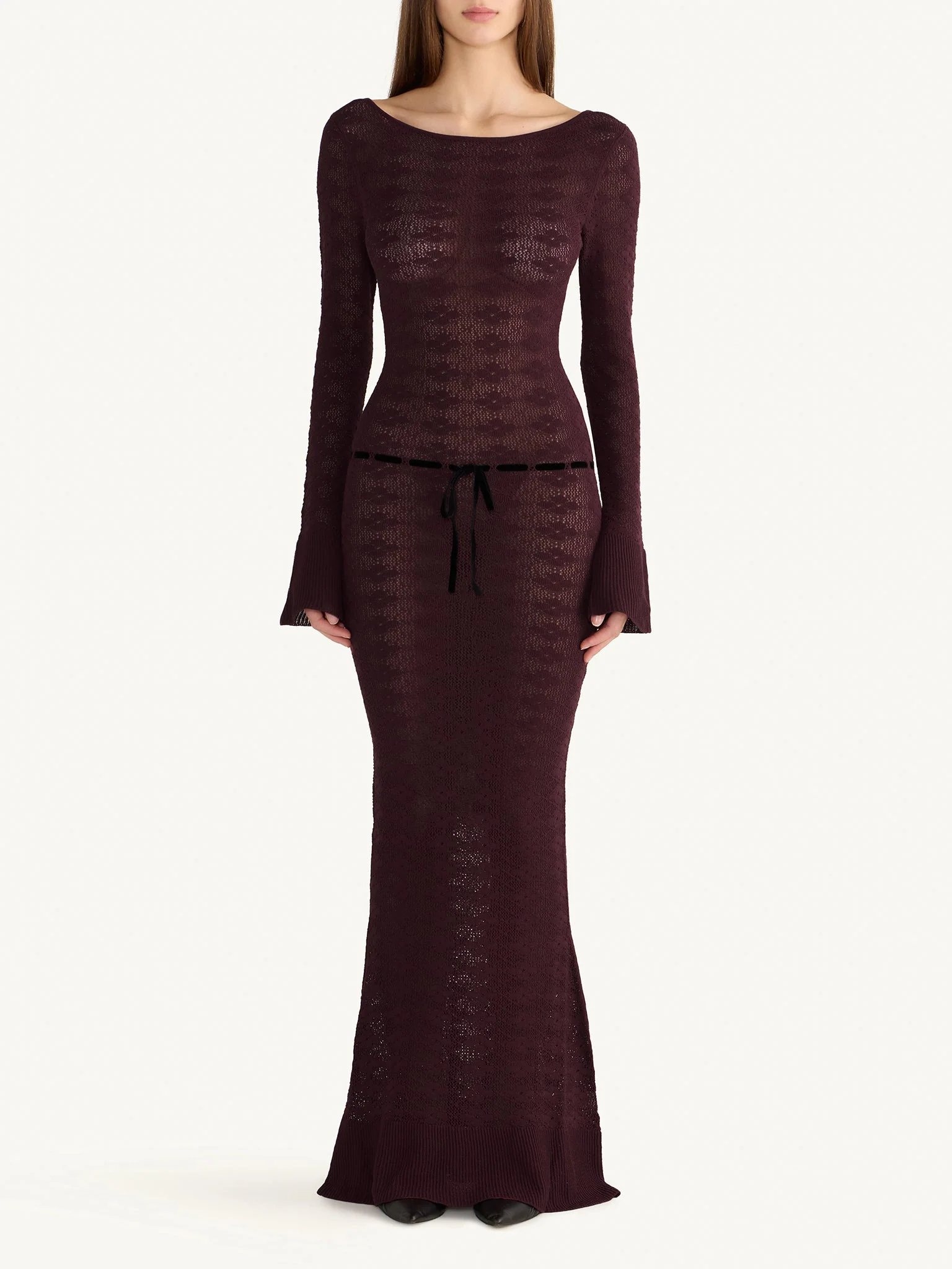 Vivienne Maxi Dress | Port - Image 3