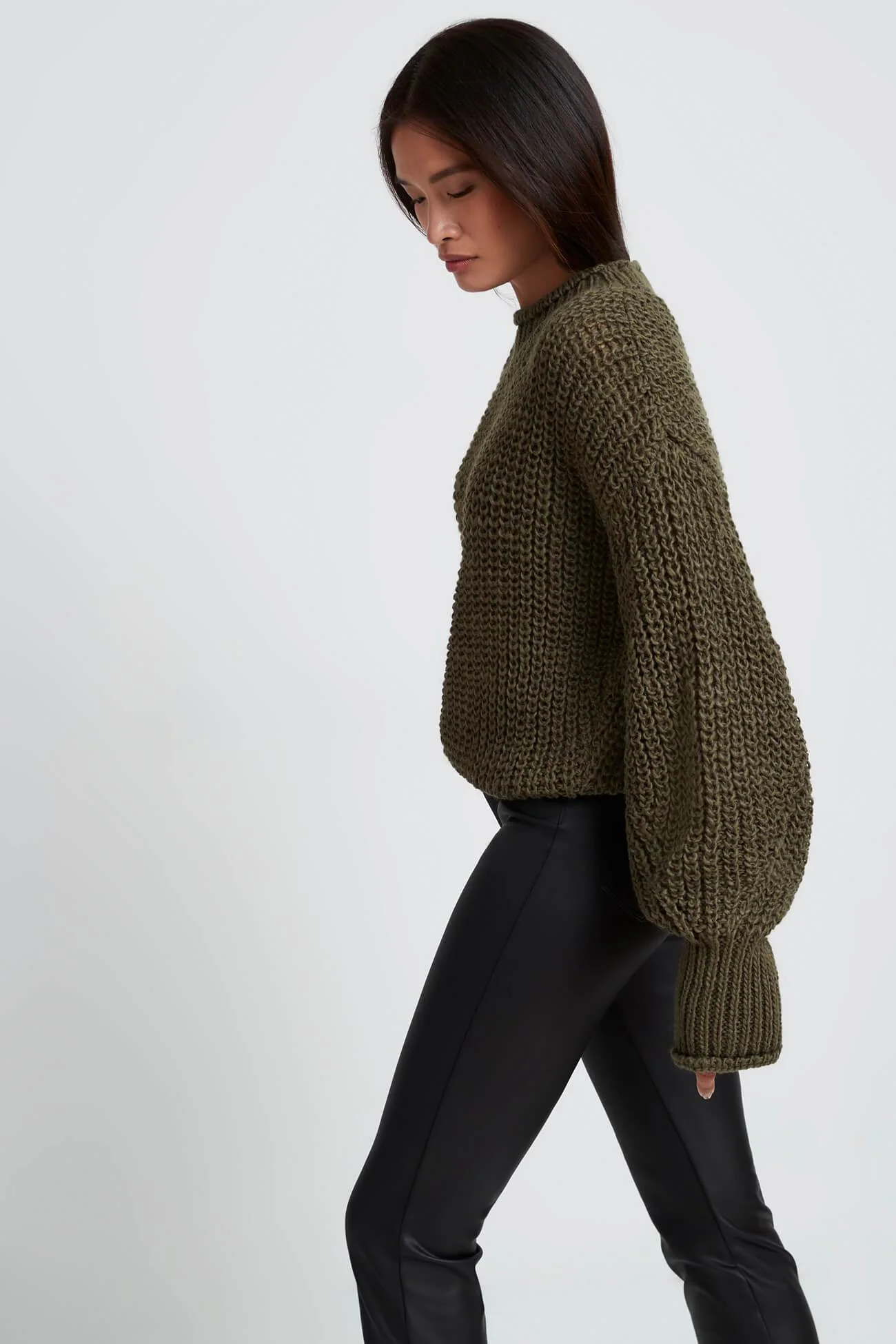 Audrey Sweater | Olive - Image 3