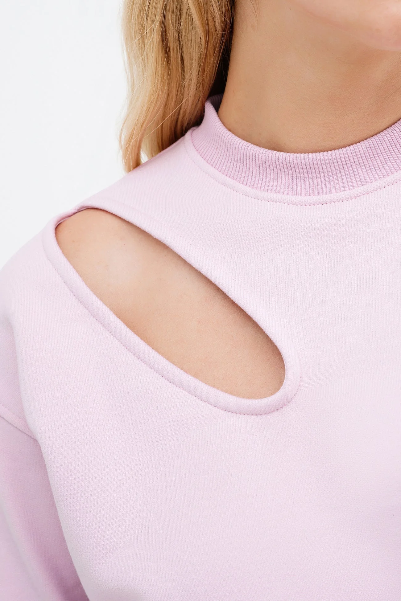Bartlett Cutout Sweatshirt | Pink - Image 3