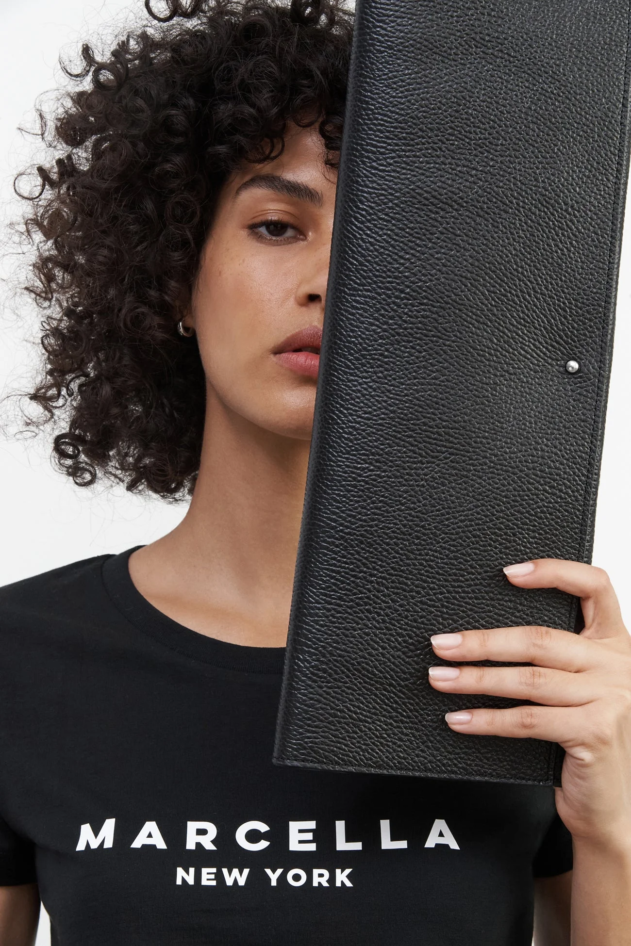 Belle Leather Clutch | Disco Pebble - Image 34