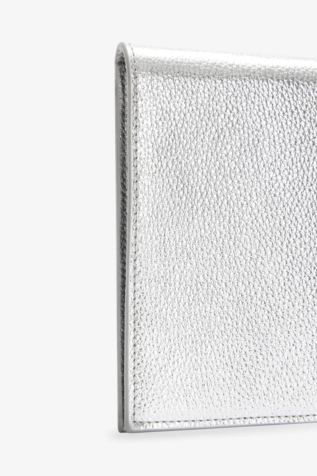Belle Leather Clutch | Disco Pebble - Image 4