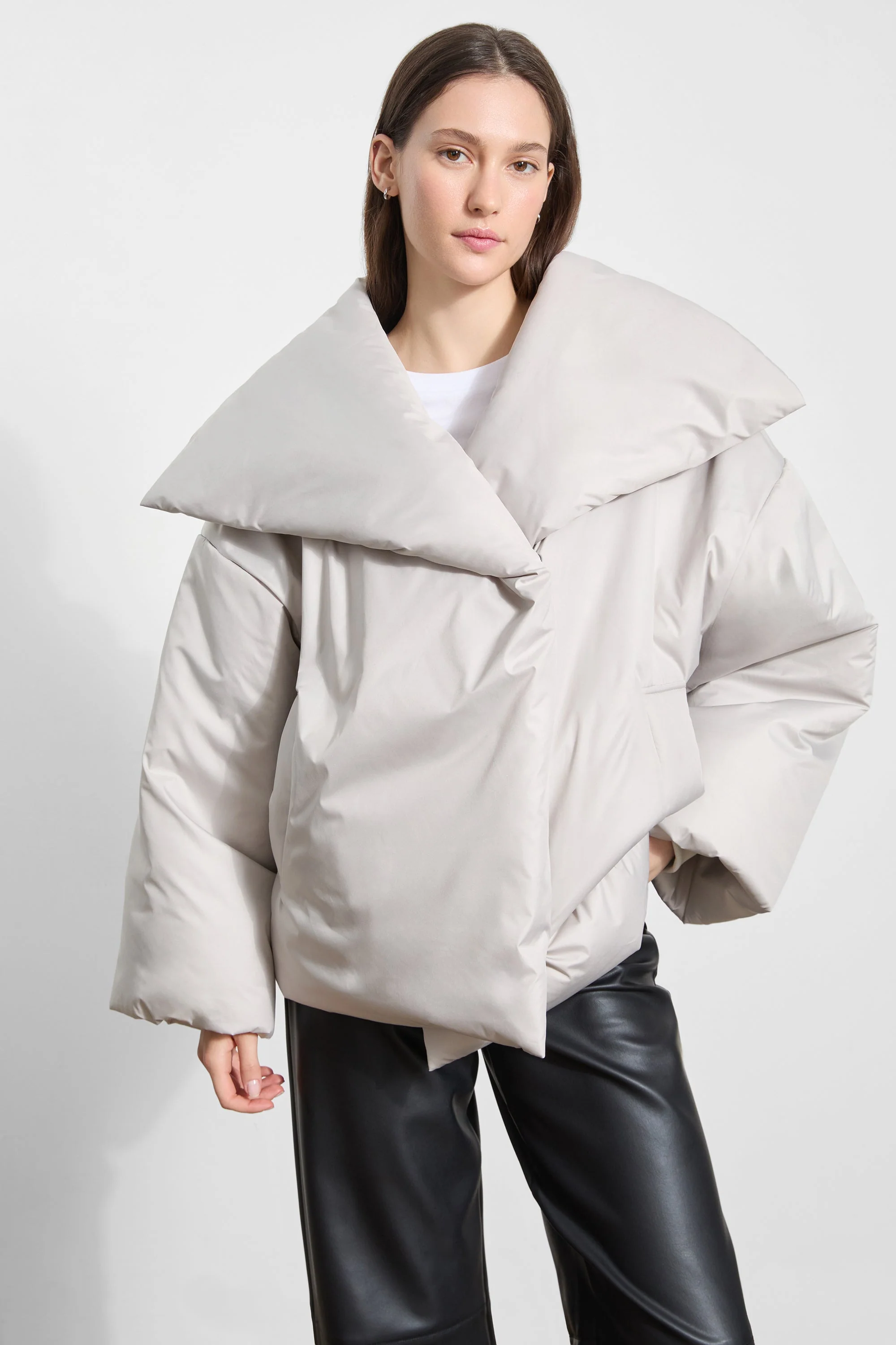 Bronte Puffer Coat | Fog Grey