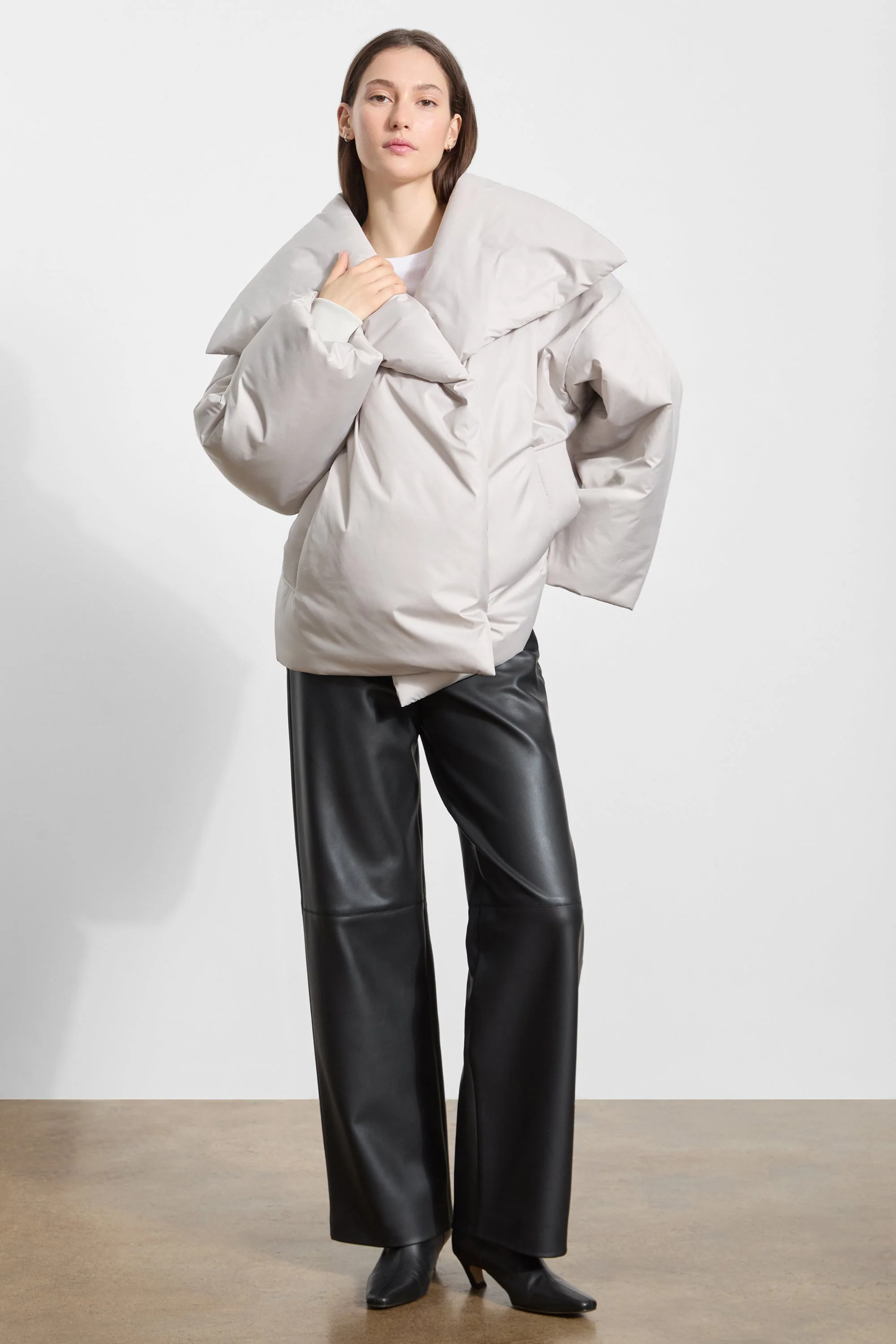 Bronte Puffer Coat | Fog Grey - Image 4