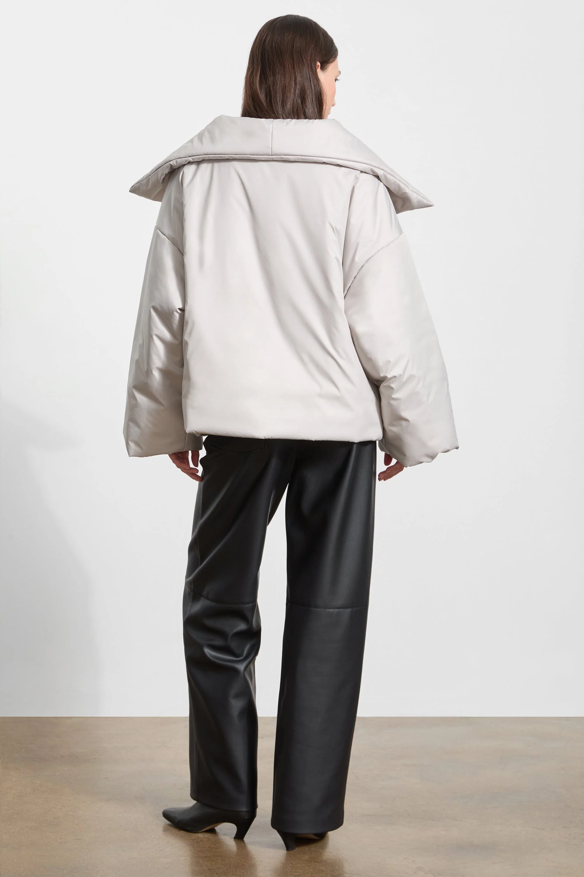 Bronte Puffer Coat | Fog Grey - Image 6