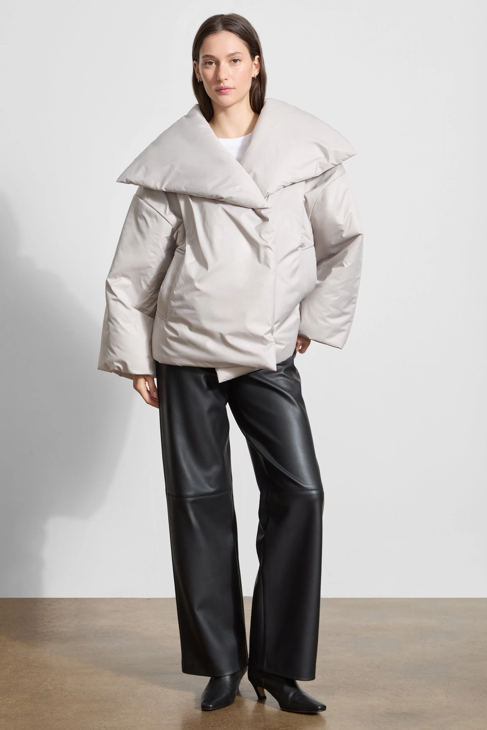Bronte Puffer Coat | Fog Grey - Image 7