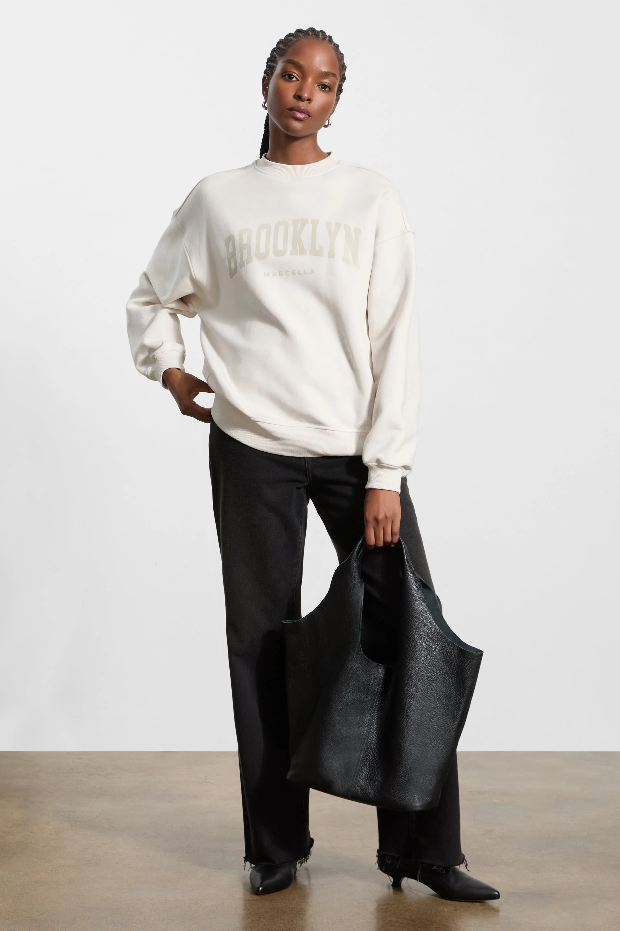 Brooklyn Sweatshirt | Cream - Image 7