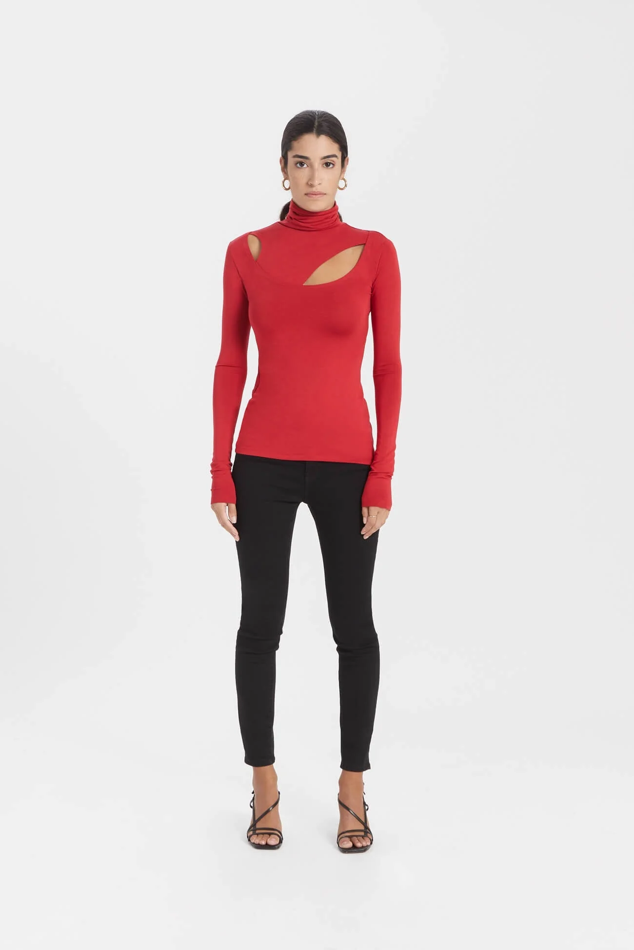 Dahlia Top | Red - Image 6