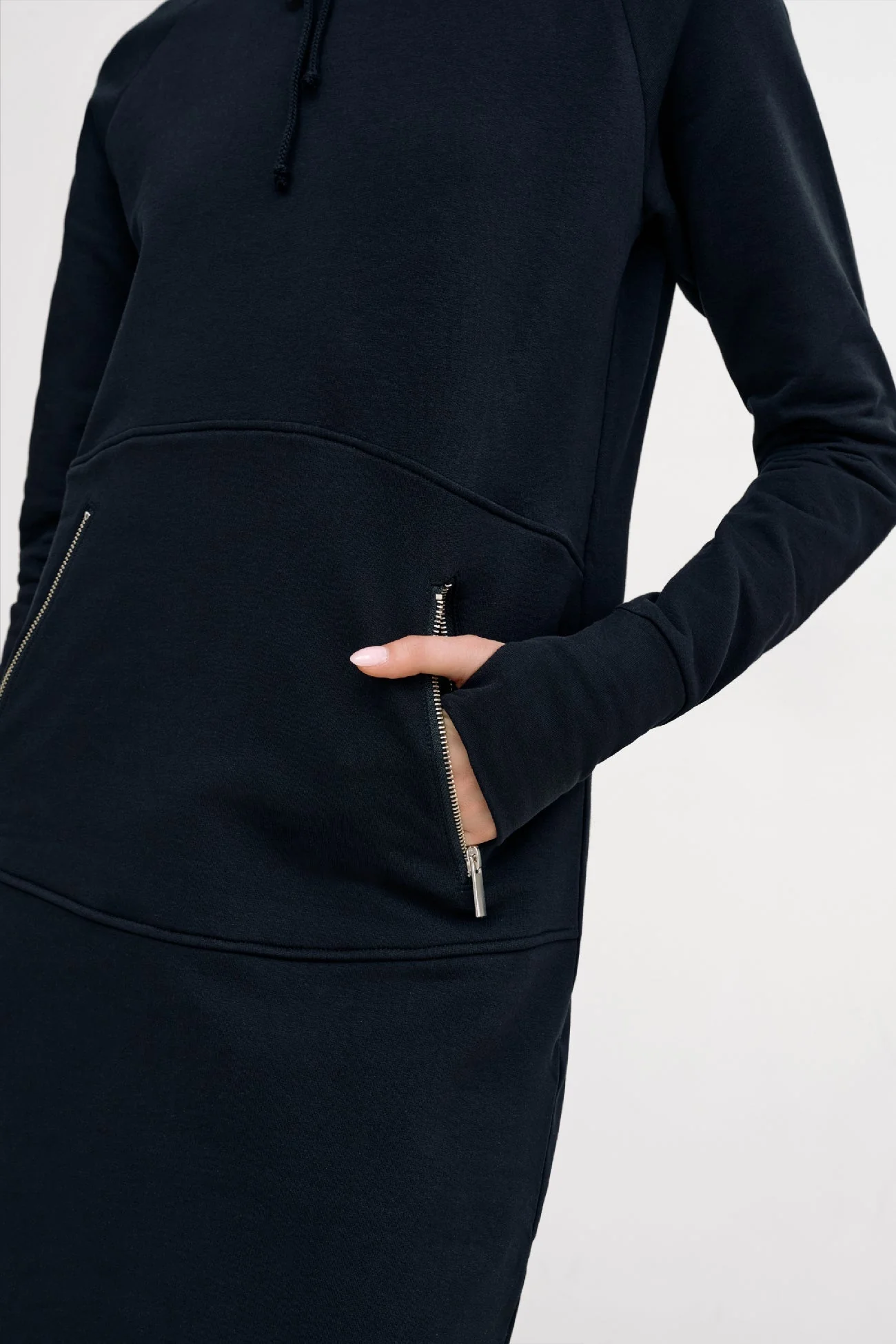 Elba Sweatshirt Dress | Olive - Image 11