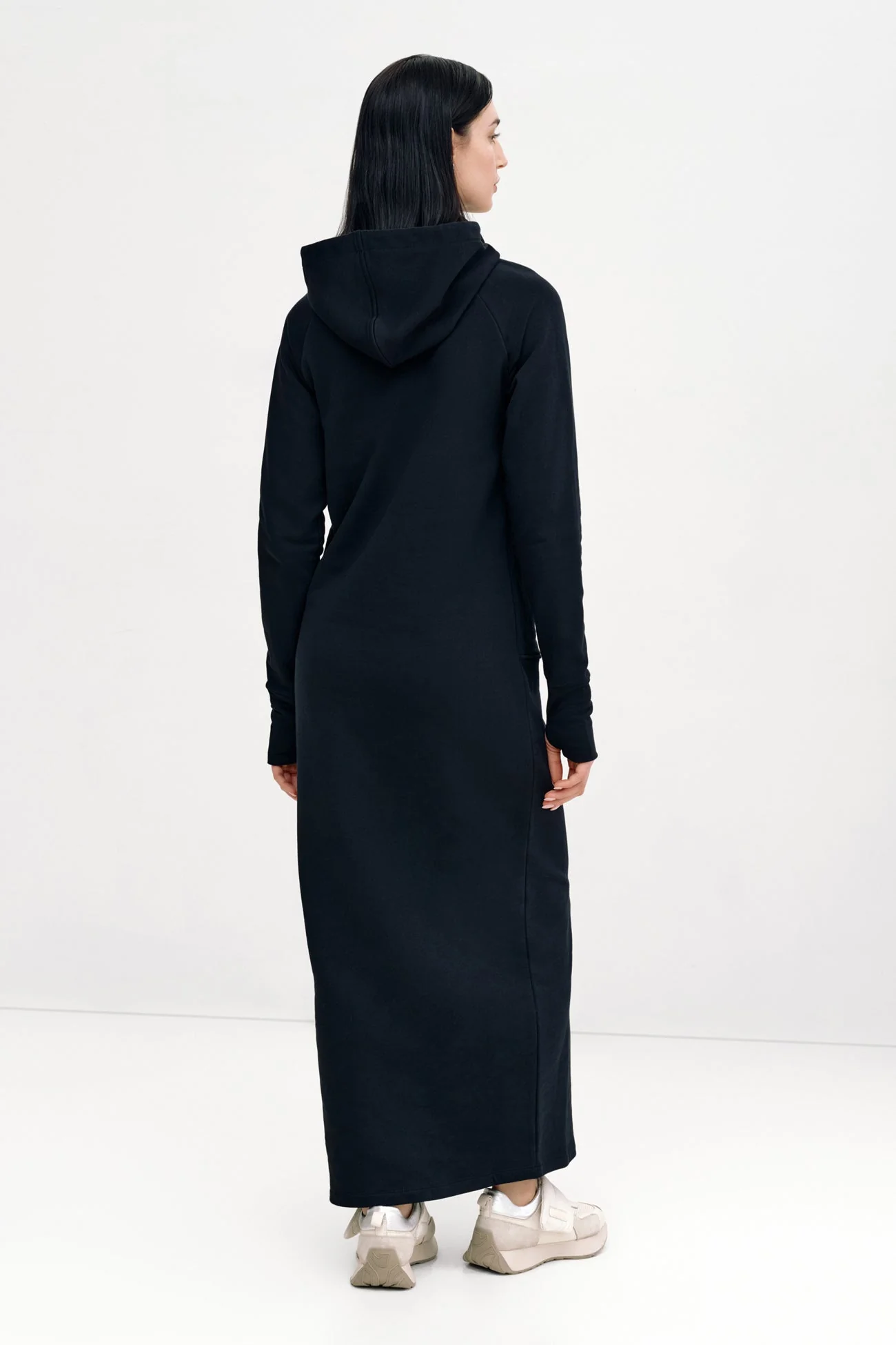 Elba Sweatshirt Dress | Olive - Image 12