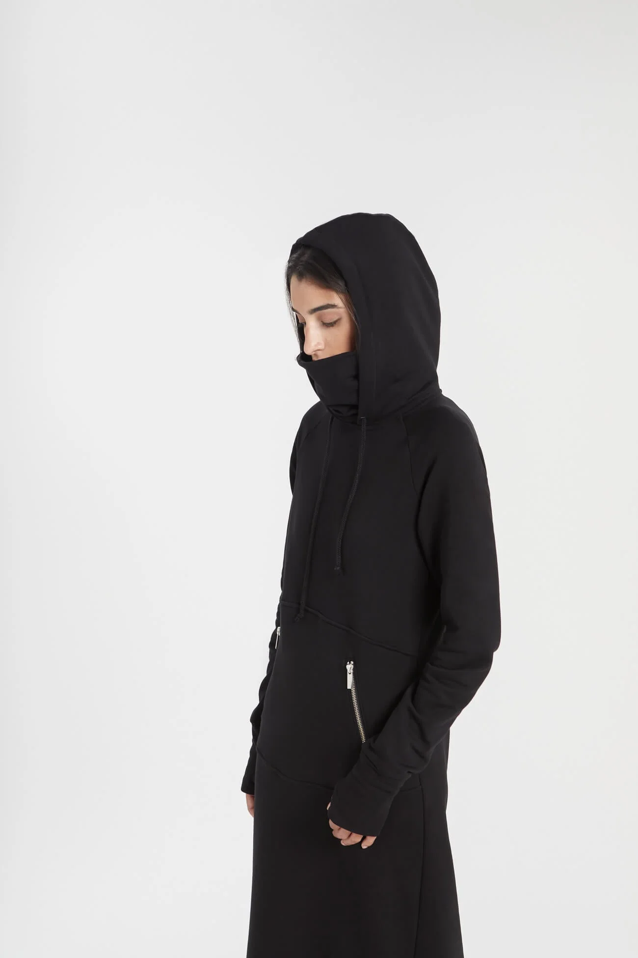 Elba Sweatshirt Dress | Olive - Image 19