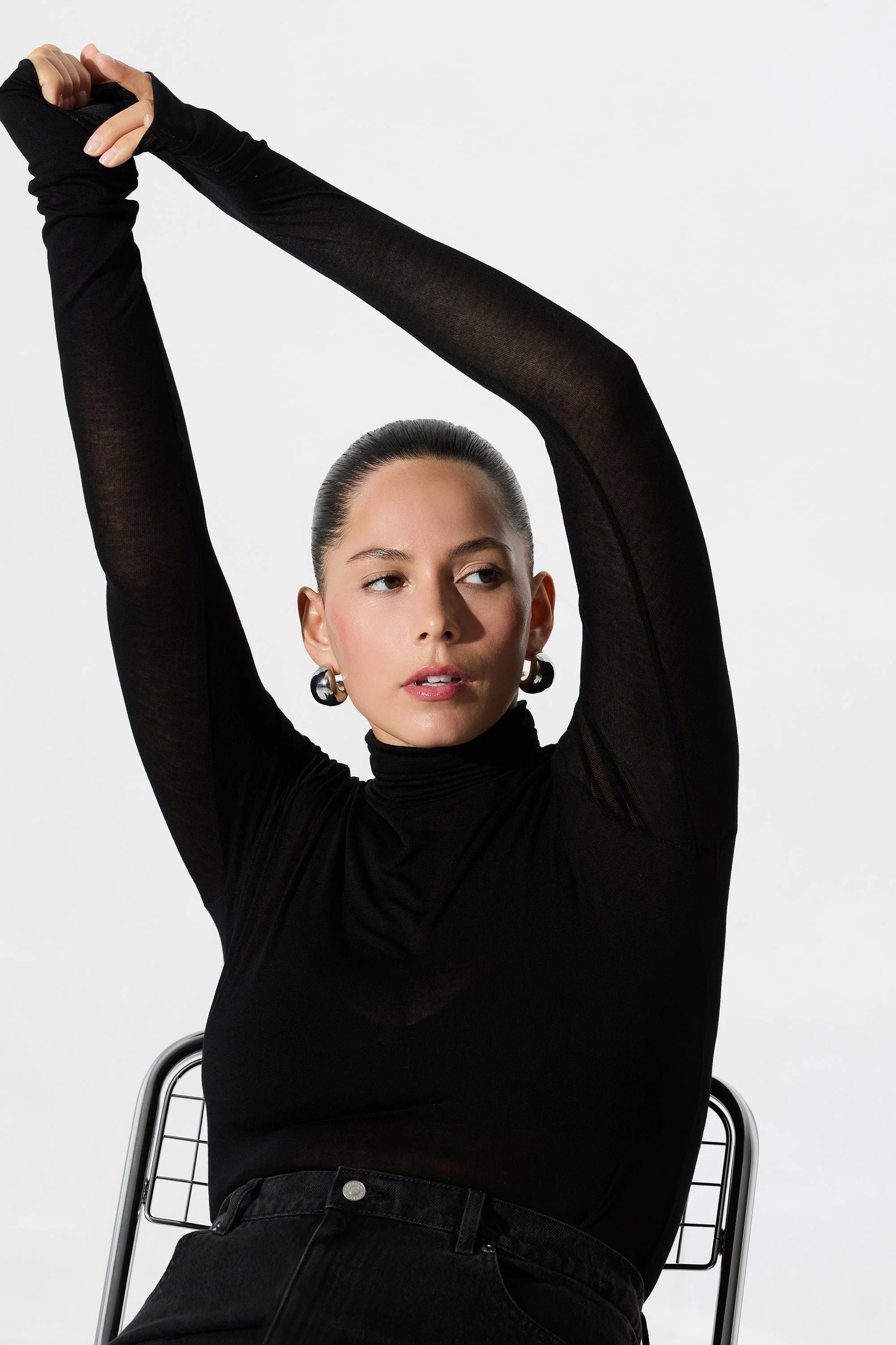Eloise Sheer Turtleneck | Multiple Colors - Image 63