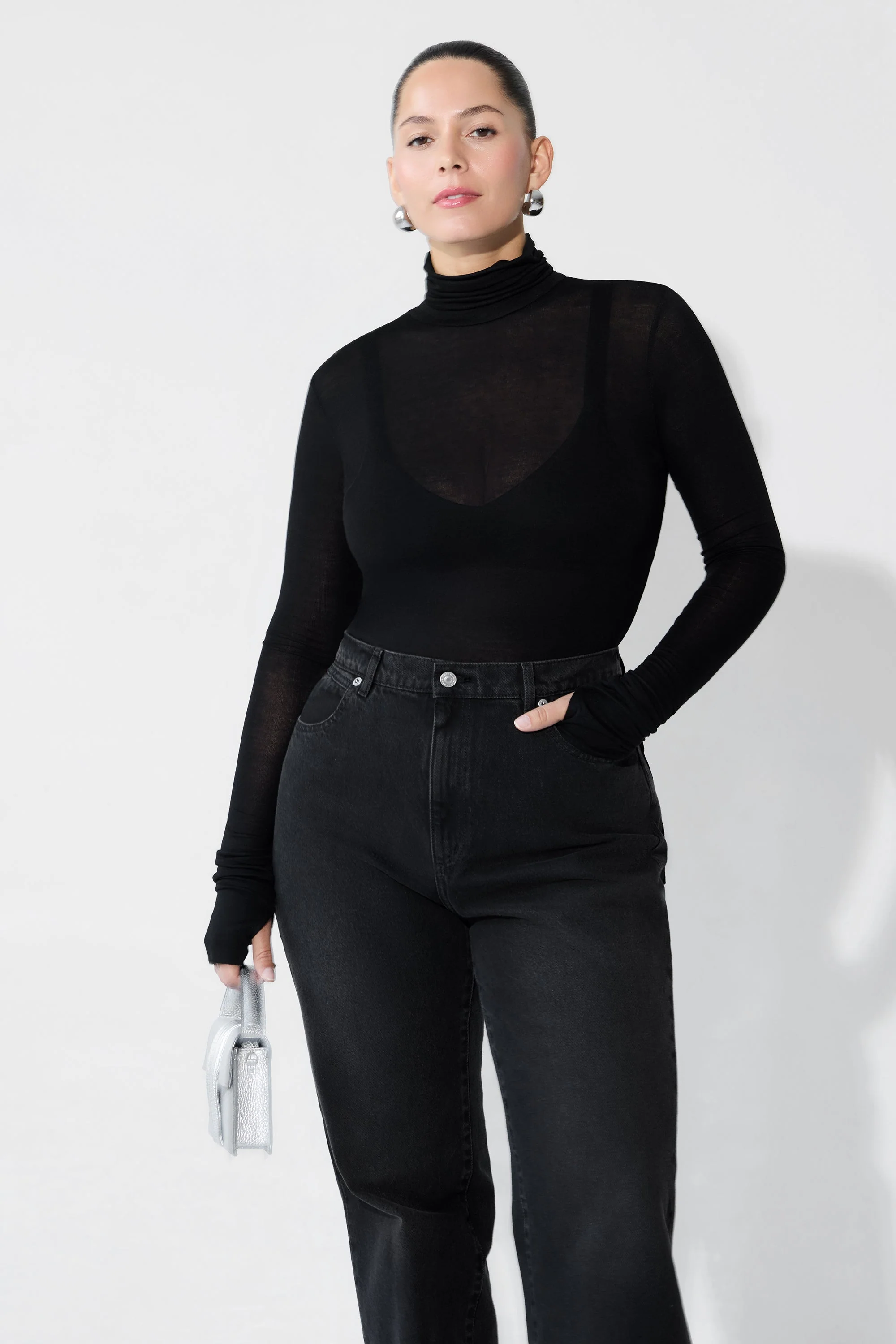 Eloise Sheer Turtleneck | Multiple Colors - Image 66