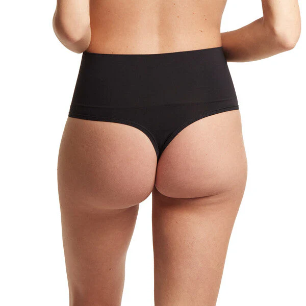 Body Midrise Thong | Black - Image 3