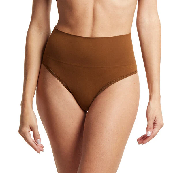 Body Midrise Thong | Macchiato - Image 2