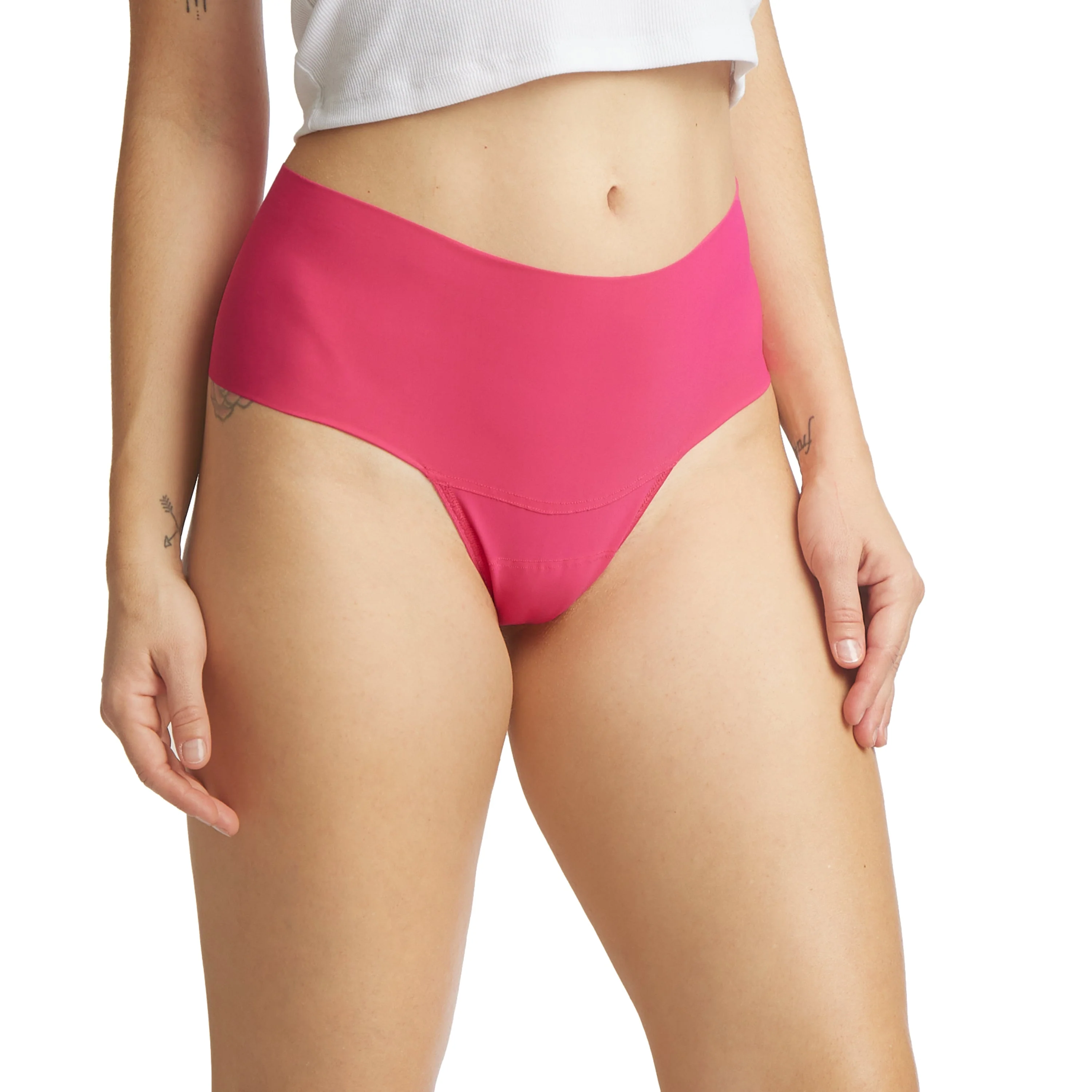 BreatheSoft Hi-Rise Thong | Starburst (Pink) - Image 3