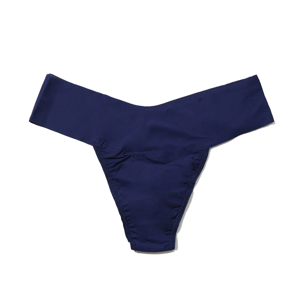 Breathesoft Natural Rise Thong | Odyssey Blue