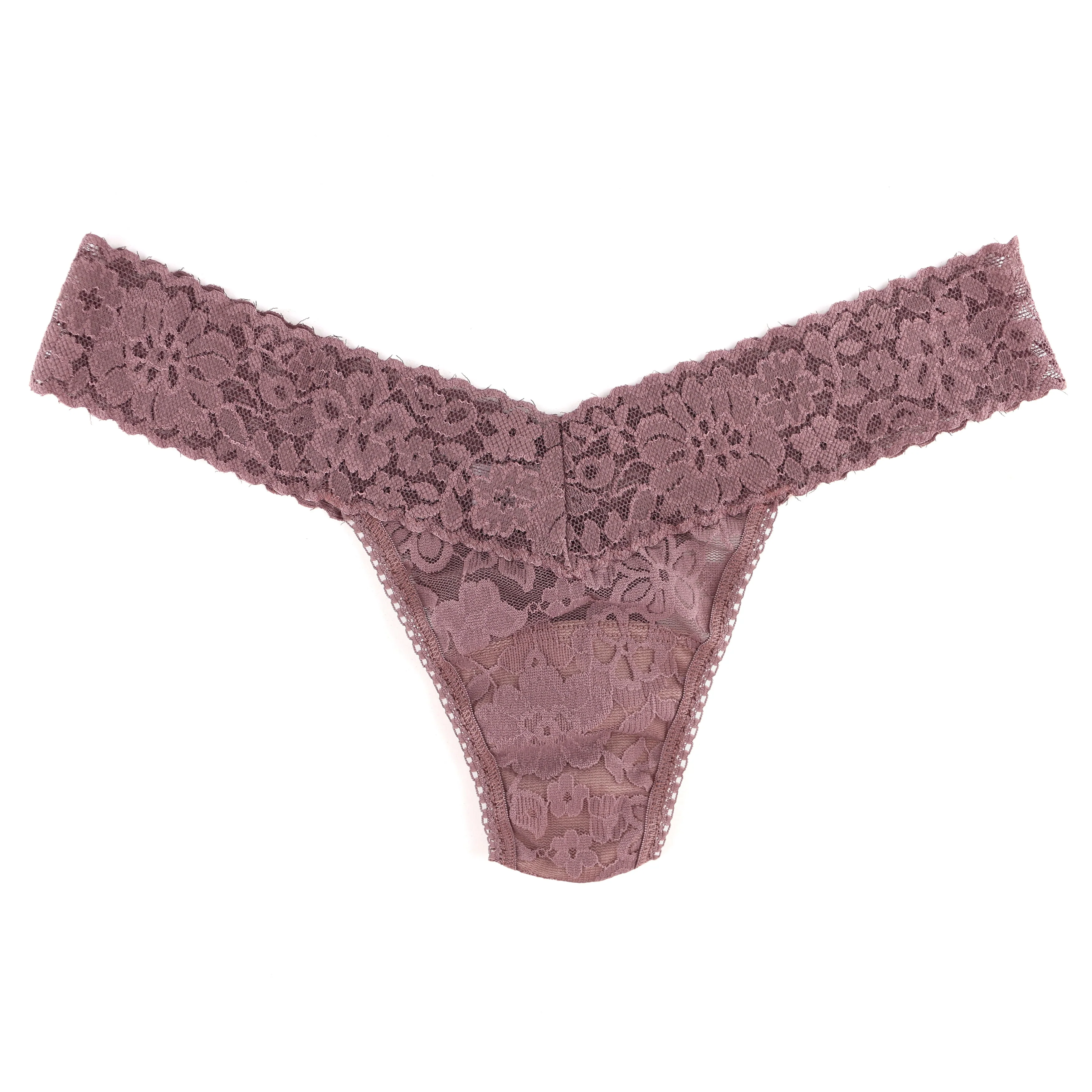 Daily Lace Low Rise Thong | Allspice Brown - Image 2