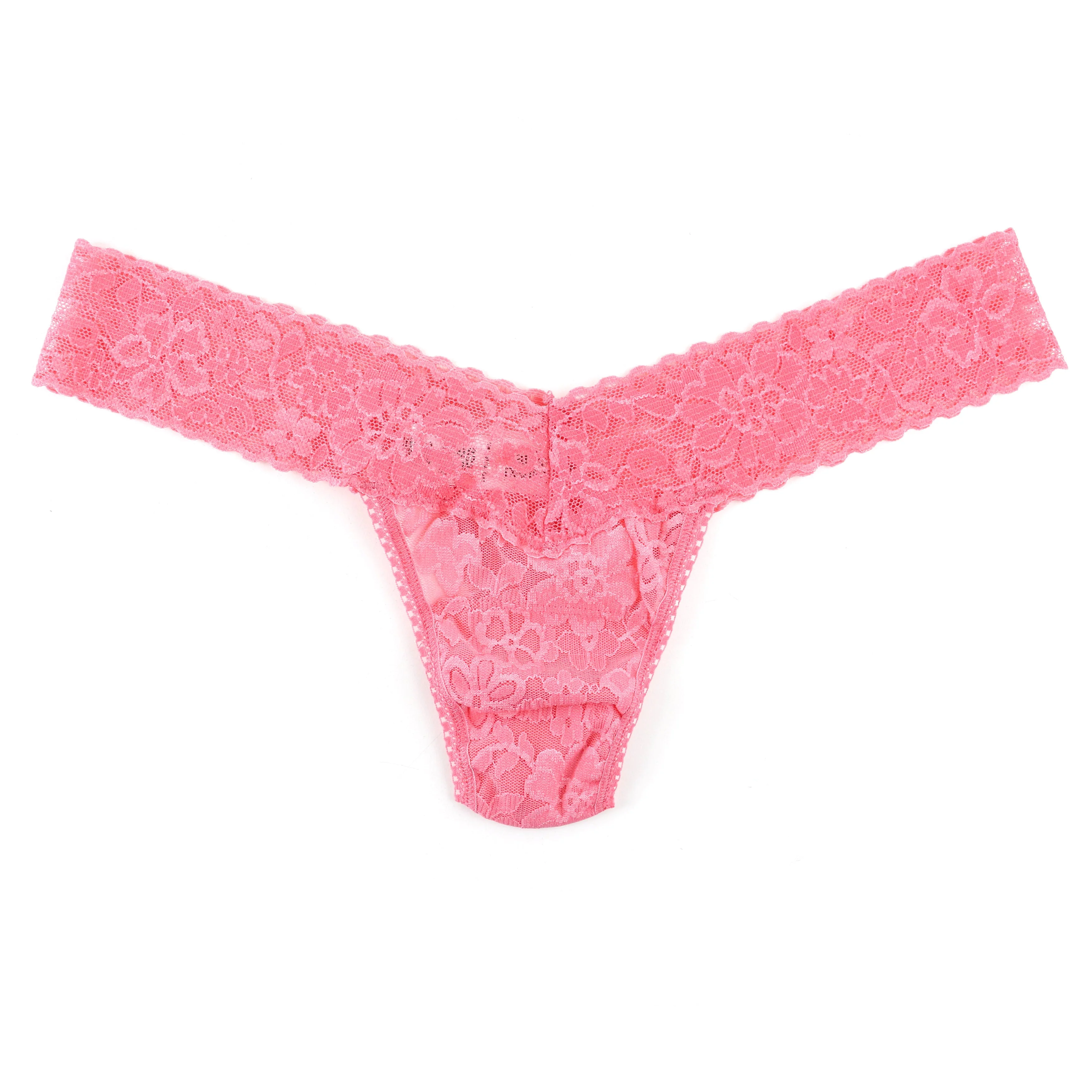 Daily Lace Low Rise Thong | Dahlia (Pink)