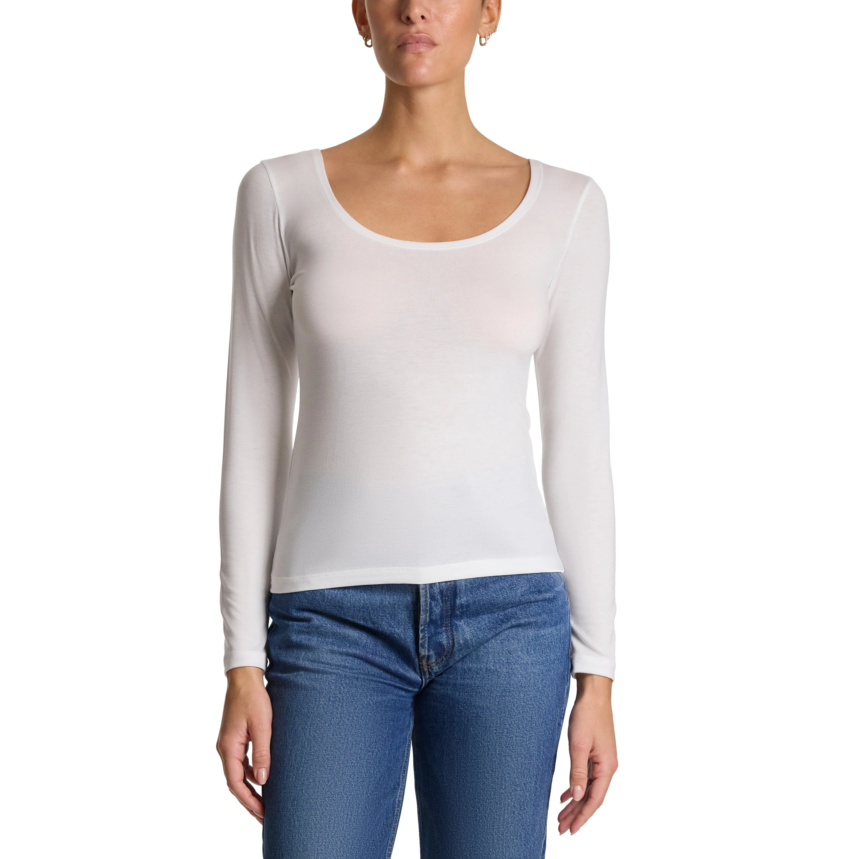 ECO RX Long Sleeve Top | I | White - Image 2