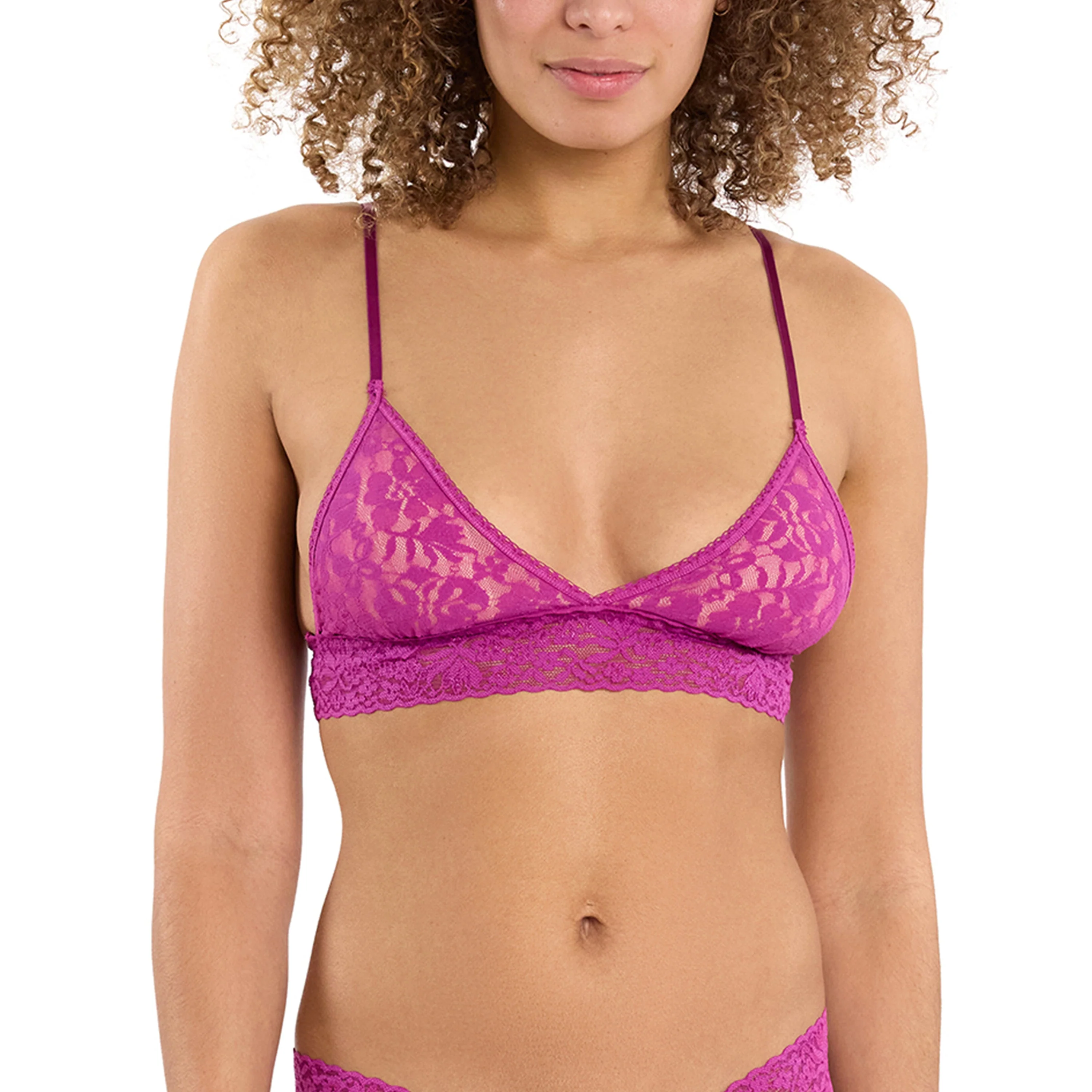 Flora Lace Bralette | Picking Plums (Pink) - Image 10
