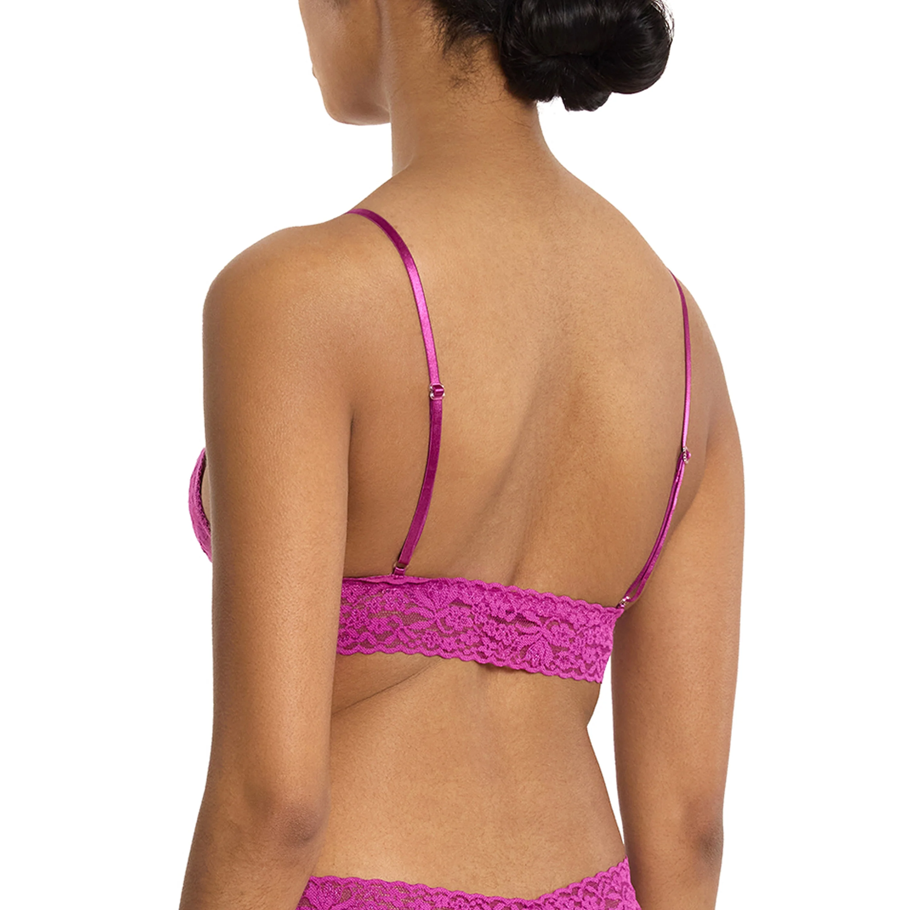 Flora Lace Bralette | Picking Plums (Pink) - Image 3