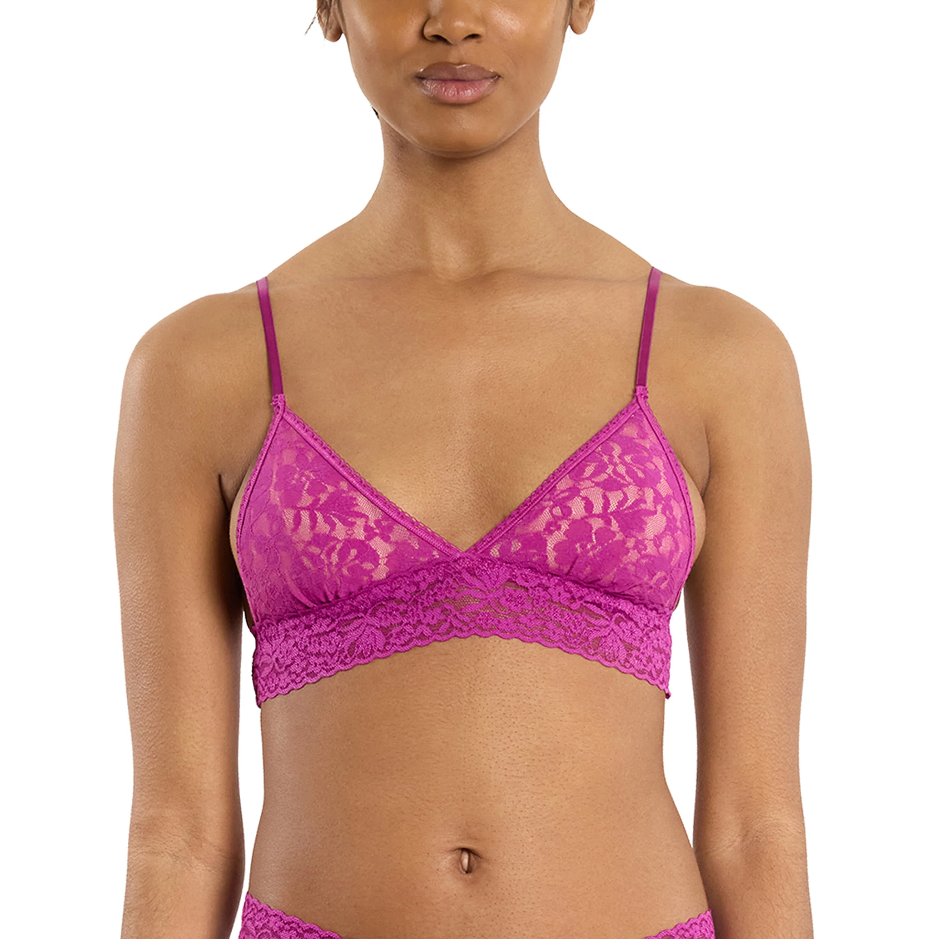 Flora Lace Bralette | Picking Plums (Pink) - Image 6
