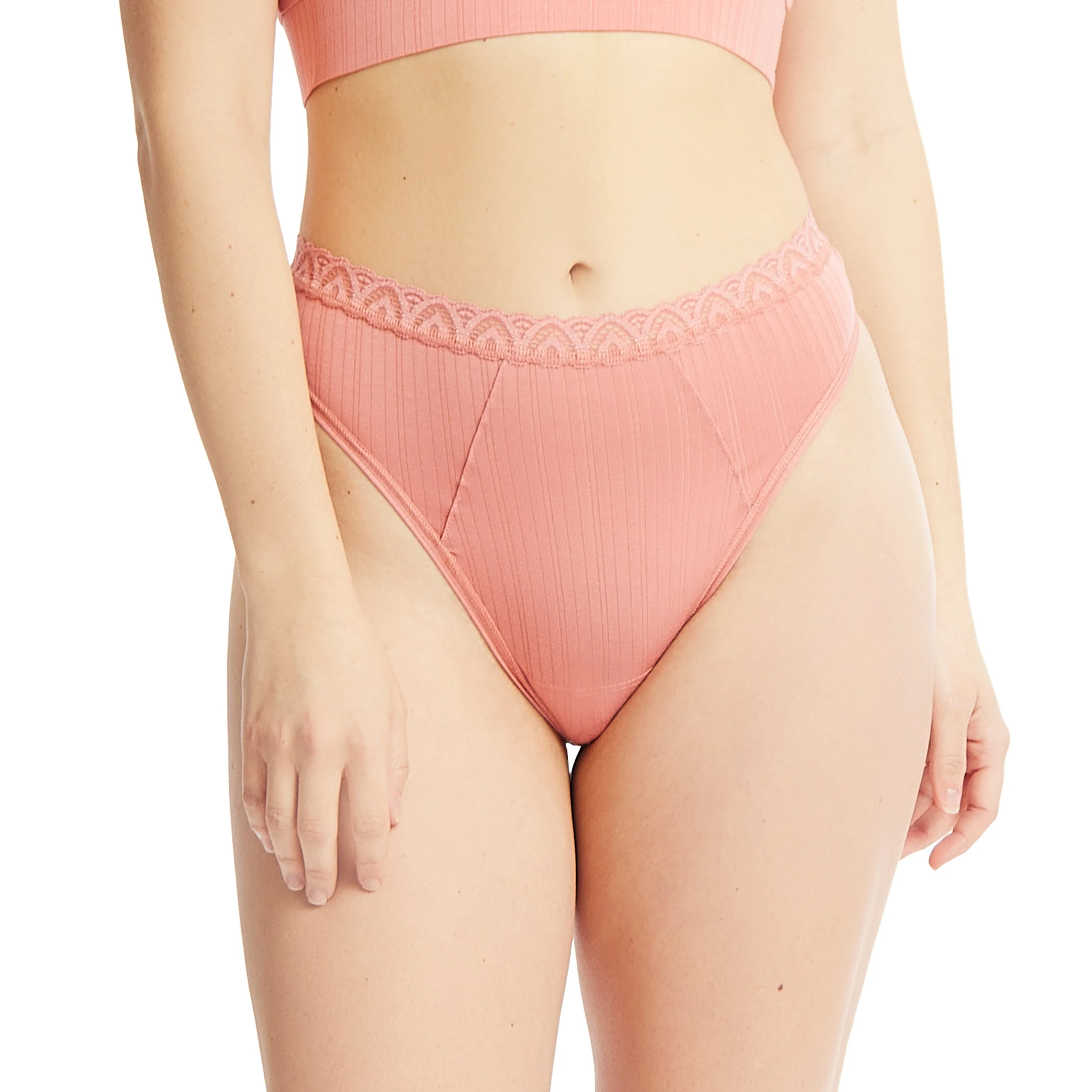 High Cut Thong | Antique Rose Pink - Image 2