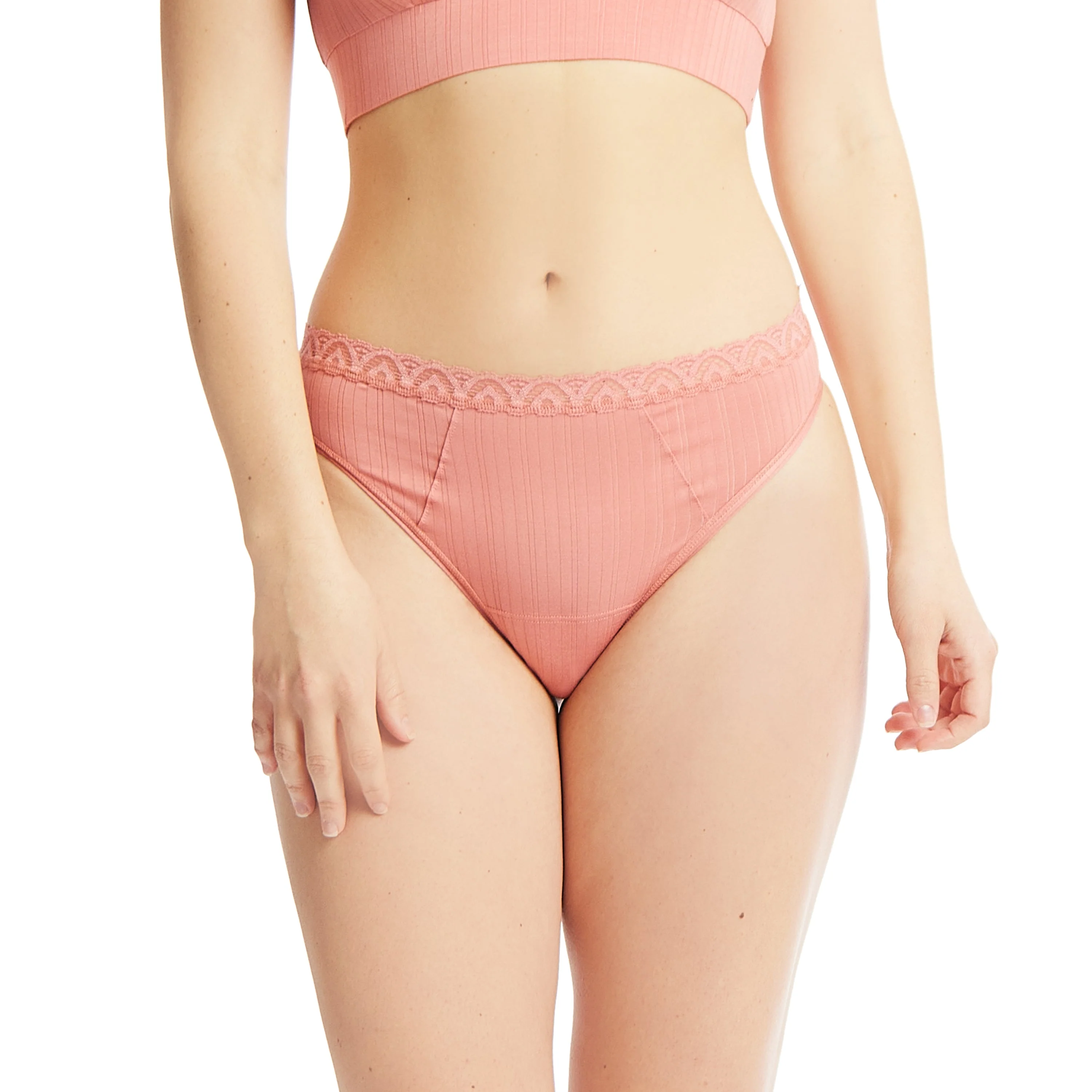 Low Rise Thong | Antique Rose Pink - Image 2