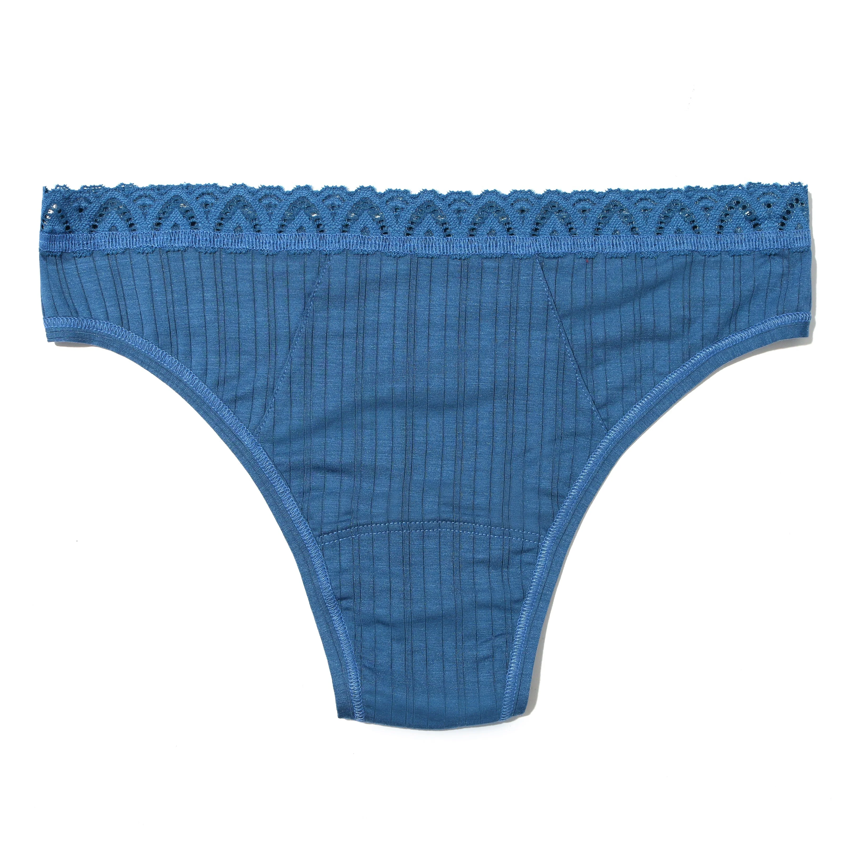 Low Rise Thong | Storm Cloud Blue - Image 2
