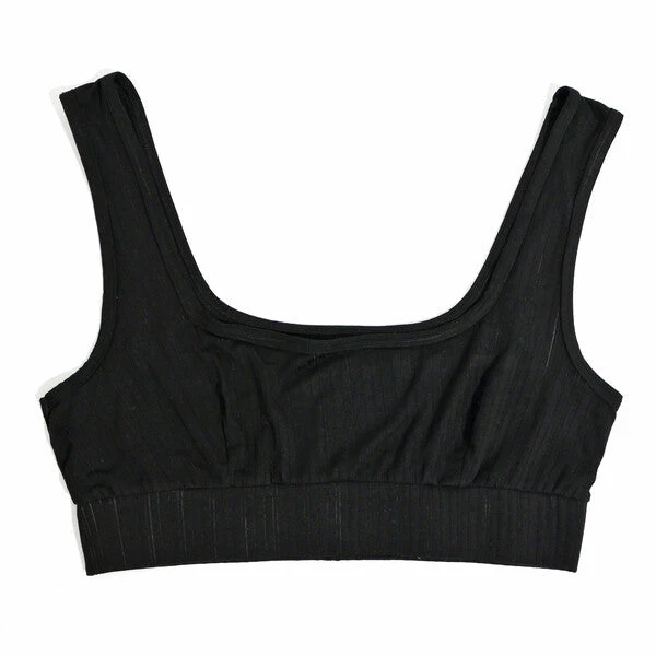 MellowLuxe Lounge Bralette | Black