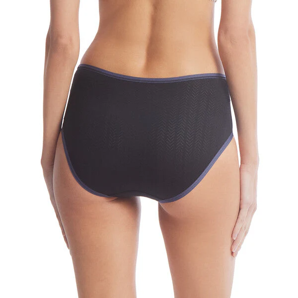 MoveCalm High Waist Brief | Black/Granite - Image 3