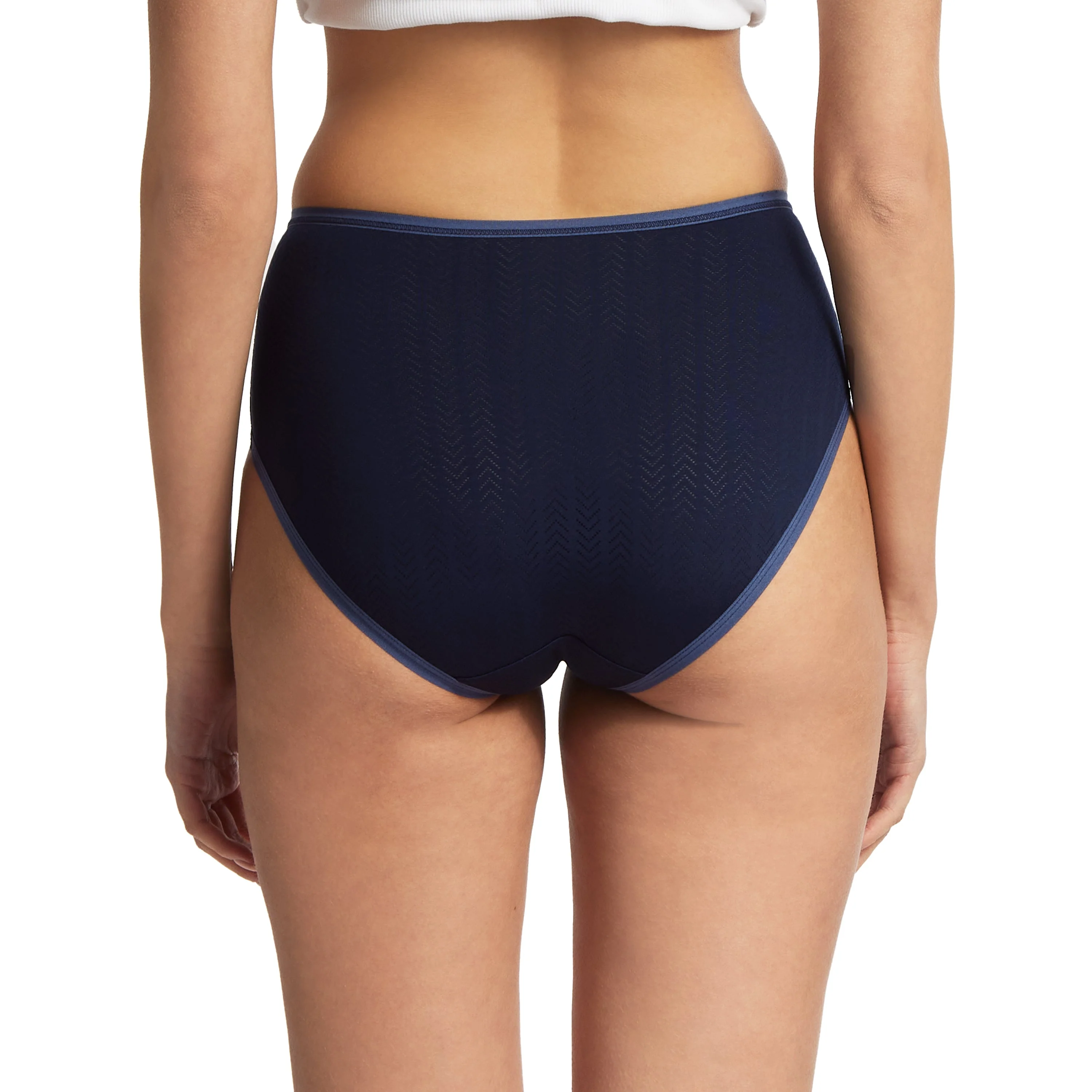 MoveCalm High Waist Brief | Blackberry Crumble/Waterfall Blue - Image 3