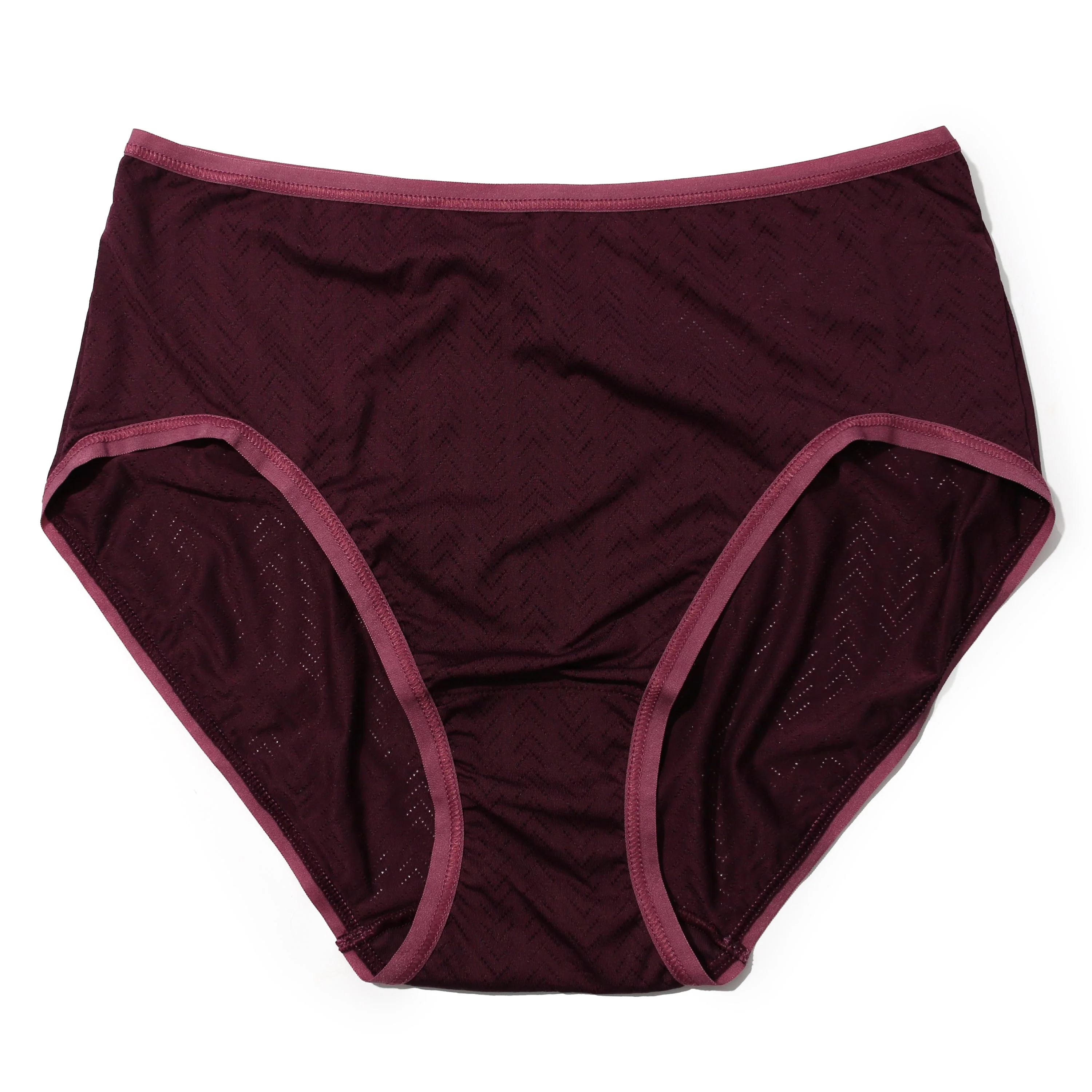 MoveCalm High Waist Brief | Dreid Cherry/Damson Plum - Image 2