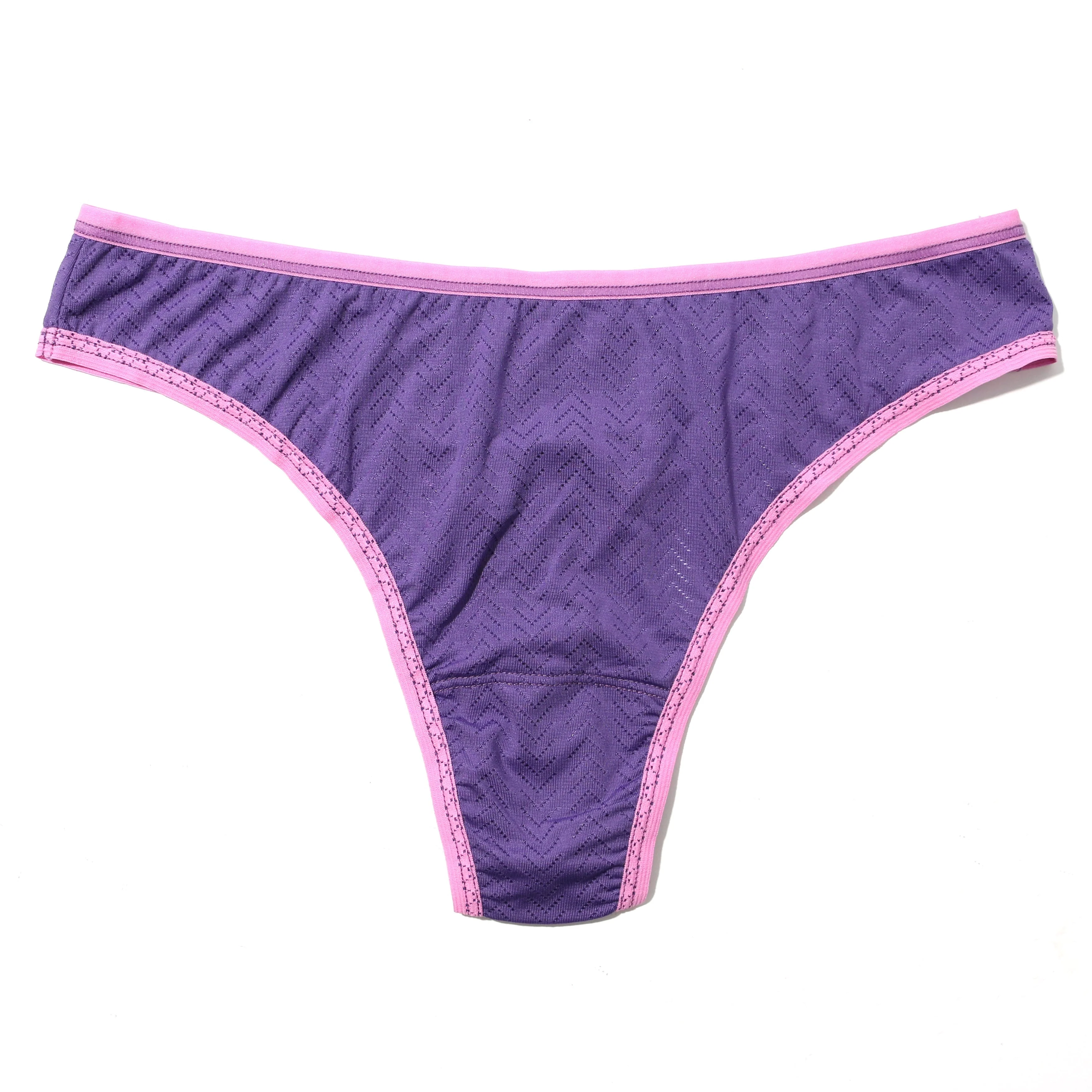 MoveCalm Natural Rise Thong | Acai Berry/Drifting Horizon - Image 2