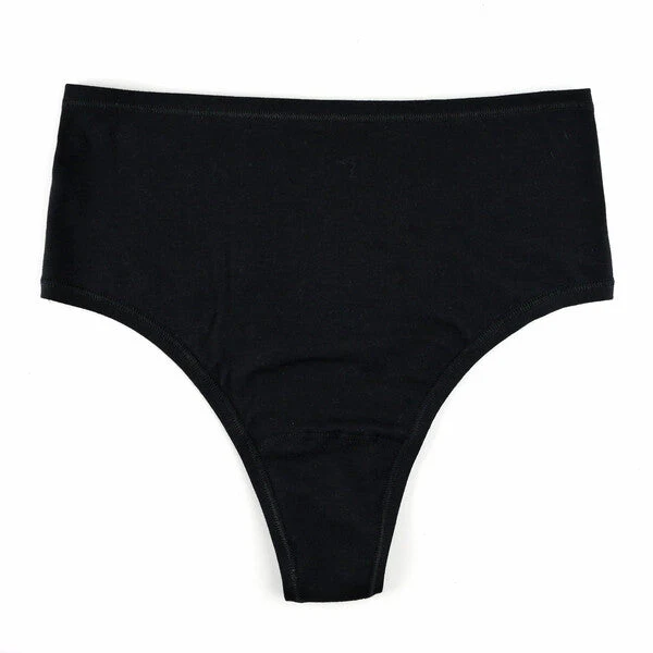 PlayStretch High Rise Thong | Black