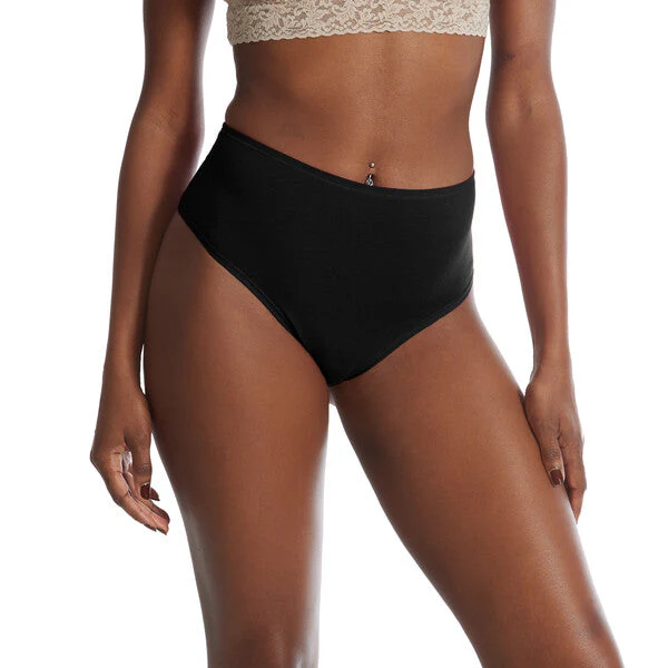 PlayStretch High Rise Thong | Black - Image 2