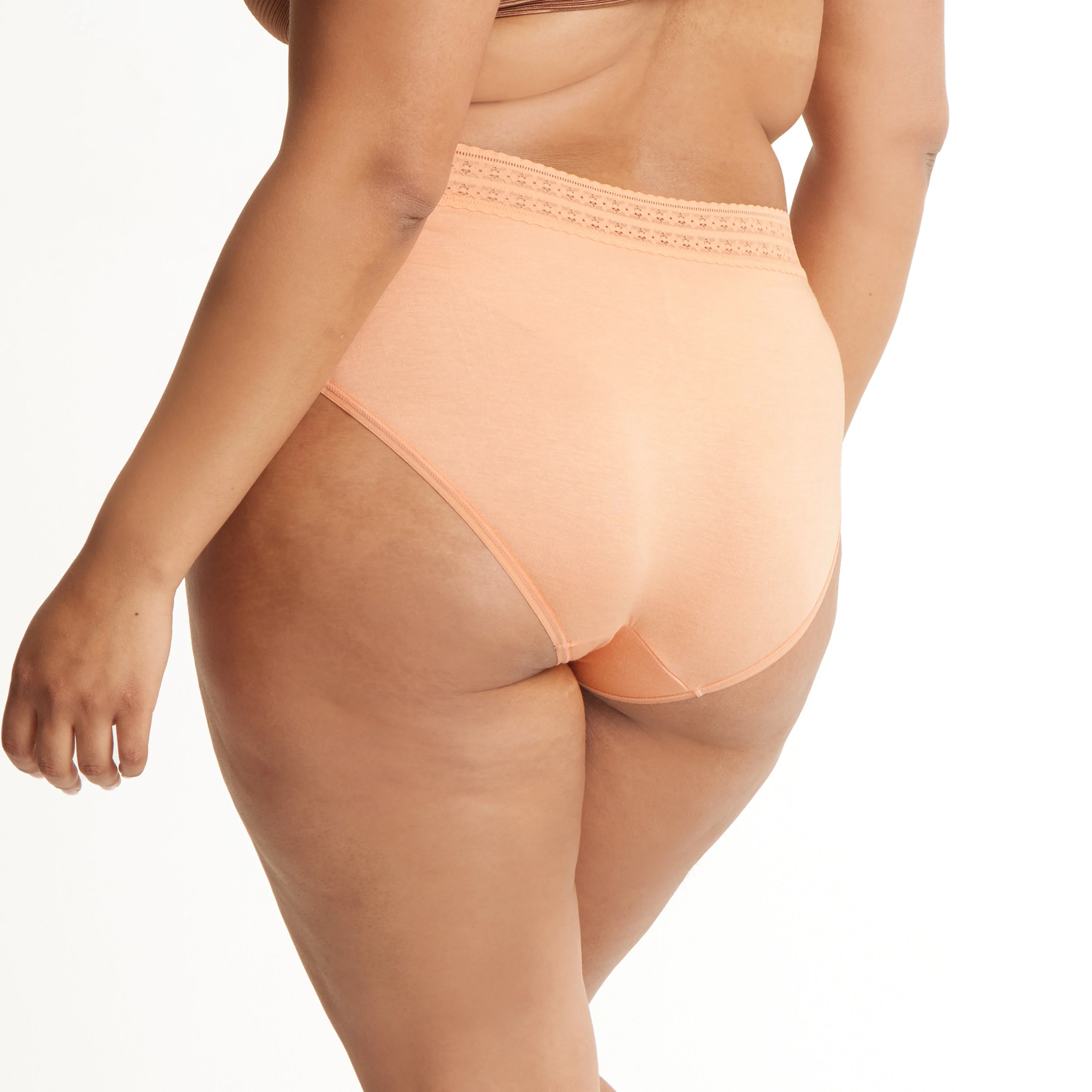 Plus Size DreamEase Modal French Brief | Orange Blossom - Image 3
