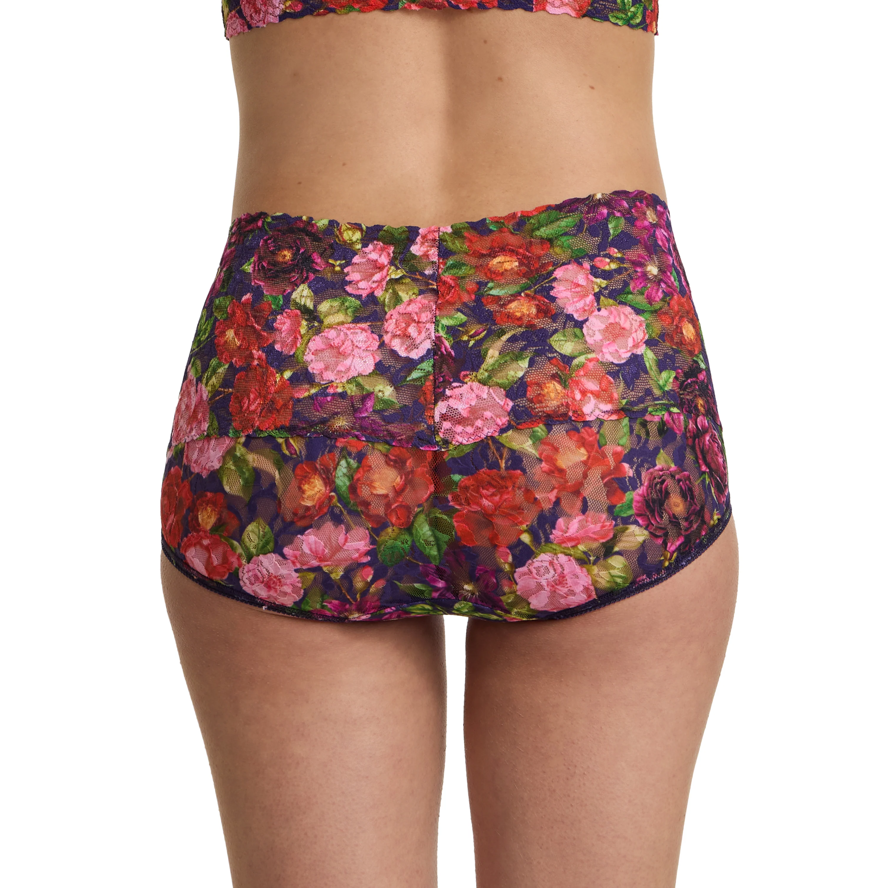 Retro Lace V-Kini | Winters Tale (Navy) - Image 6