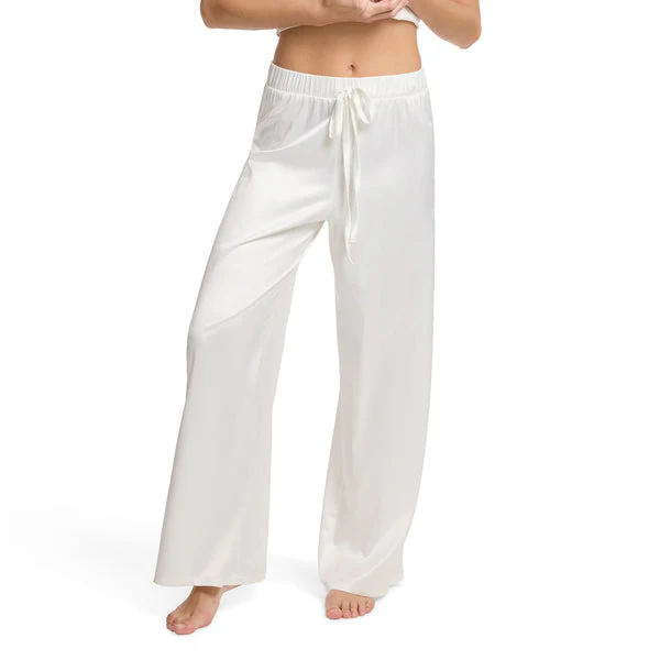 Satin Sleep Pant | Light Ivory - Image 2