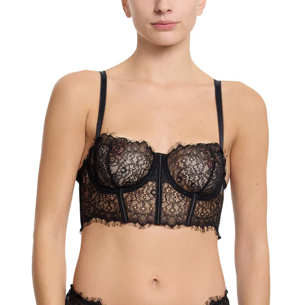 Sheer Seduction Corset | Black - Image 2