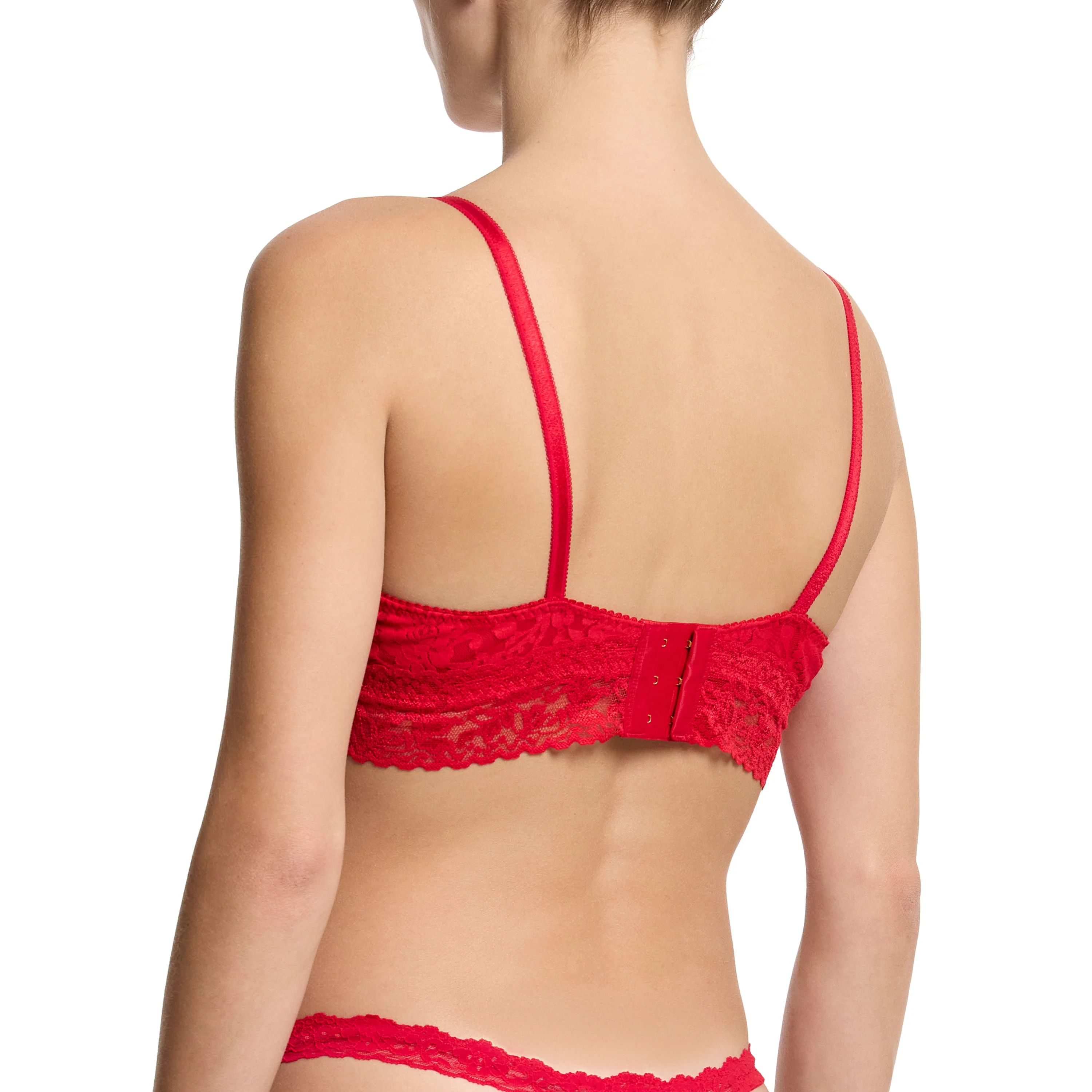 Sig Lace Plunge Push-Up | Red - Image 7