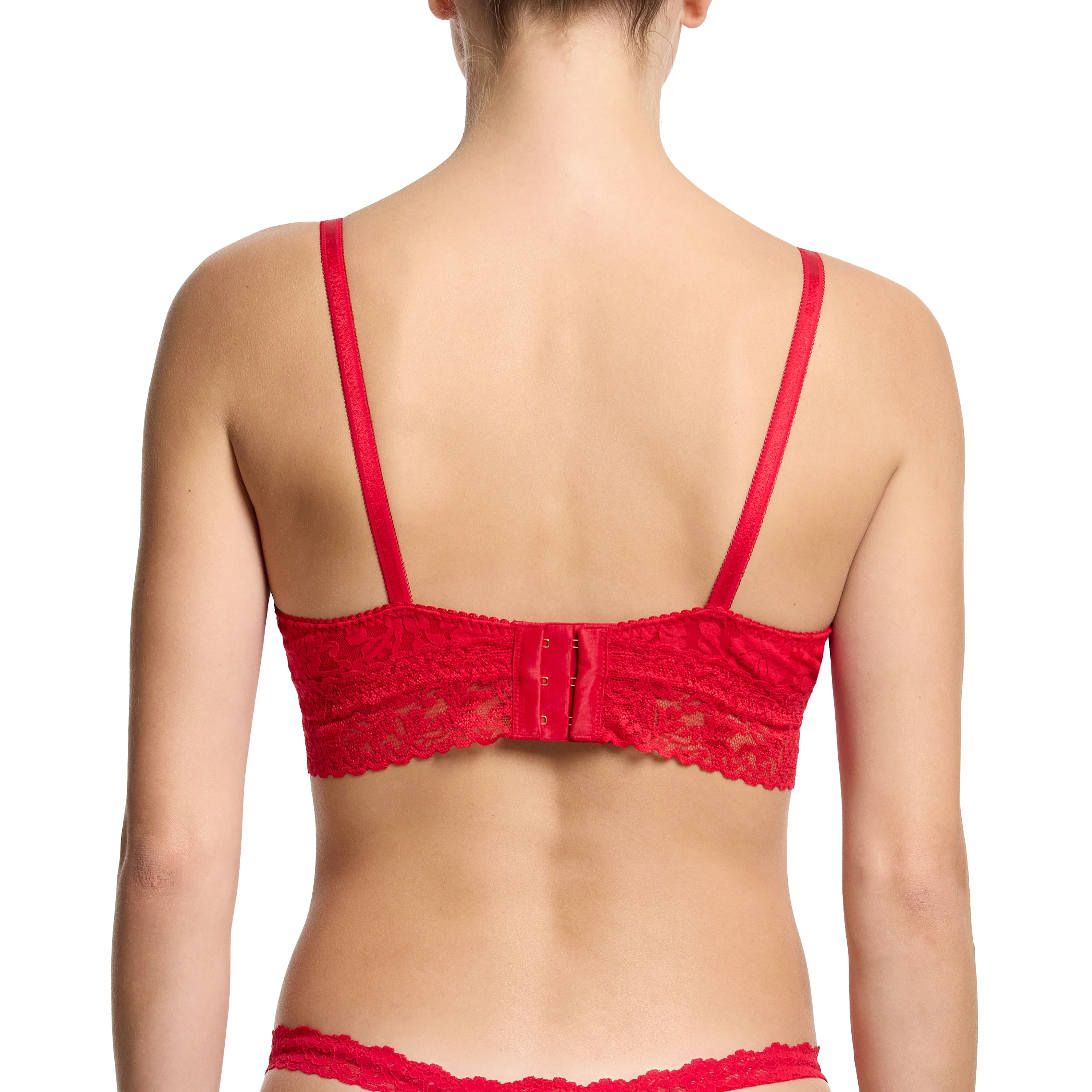 Sig Lace Plunge Push-Up | Red - Image 8